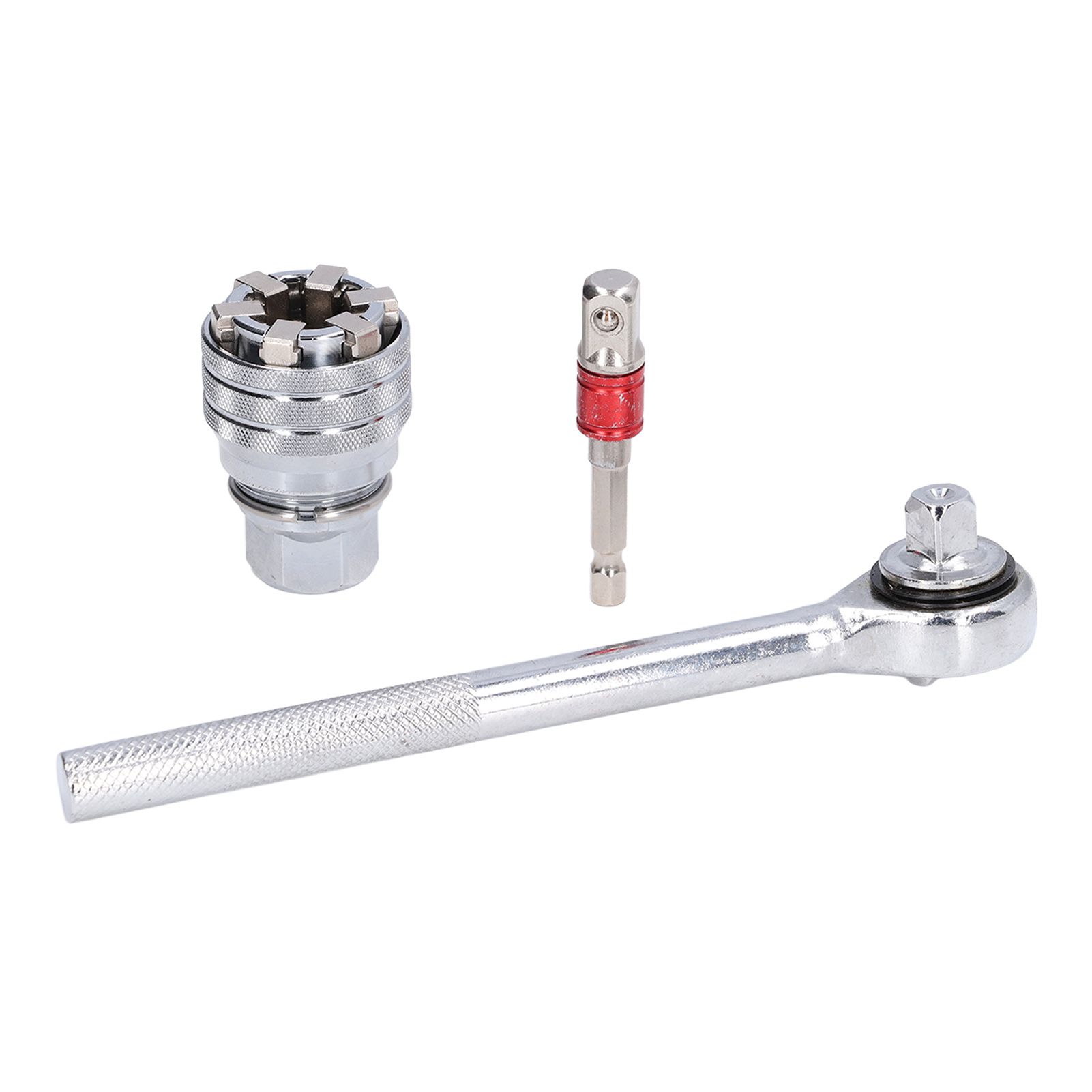 Universal Socket Wrench Tool 10‑19mm Adjustable Wrench Set Chrome Vanadium view 2