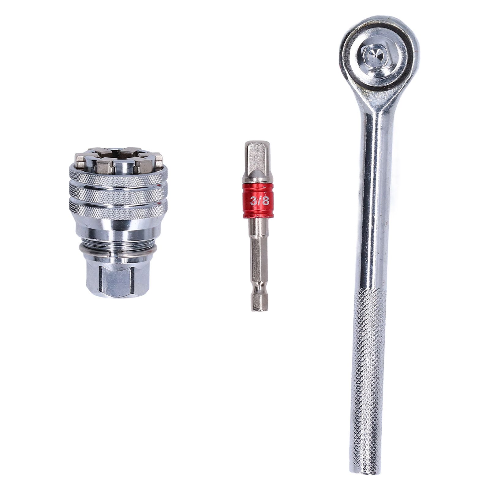 Universal Socket Wrench Tool 10‑19mm Adjustable Wrench Set Chrome Vanadium view 3