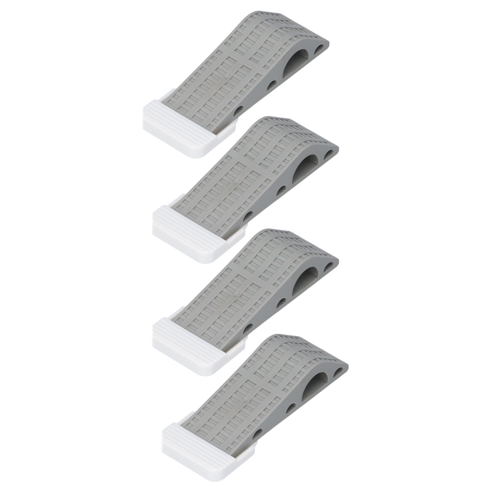 4Set Door Stoppers Non Slip Rubber Door Bottom Stop Wedge Accessories for Home view 3