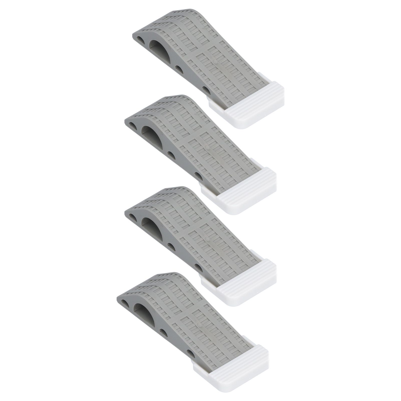 4Set Door Stoppers Non Slip Rubber Door Bottom Stop Wedge Accessories for Home view 4