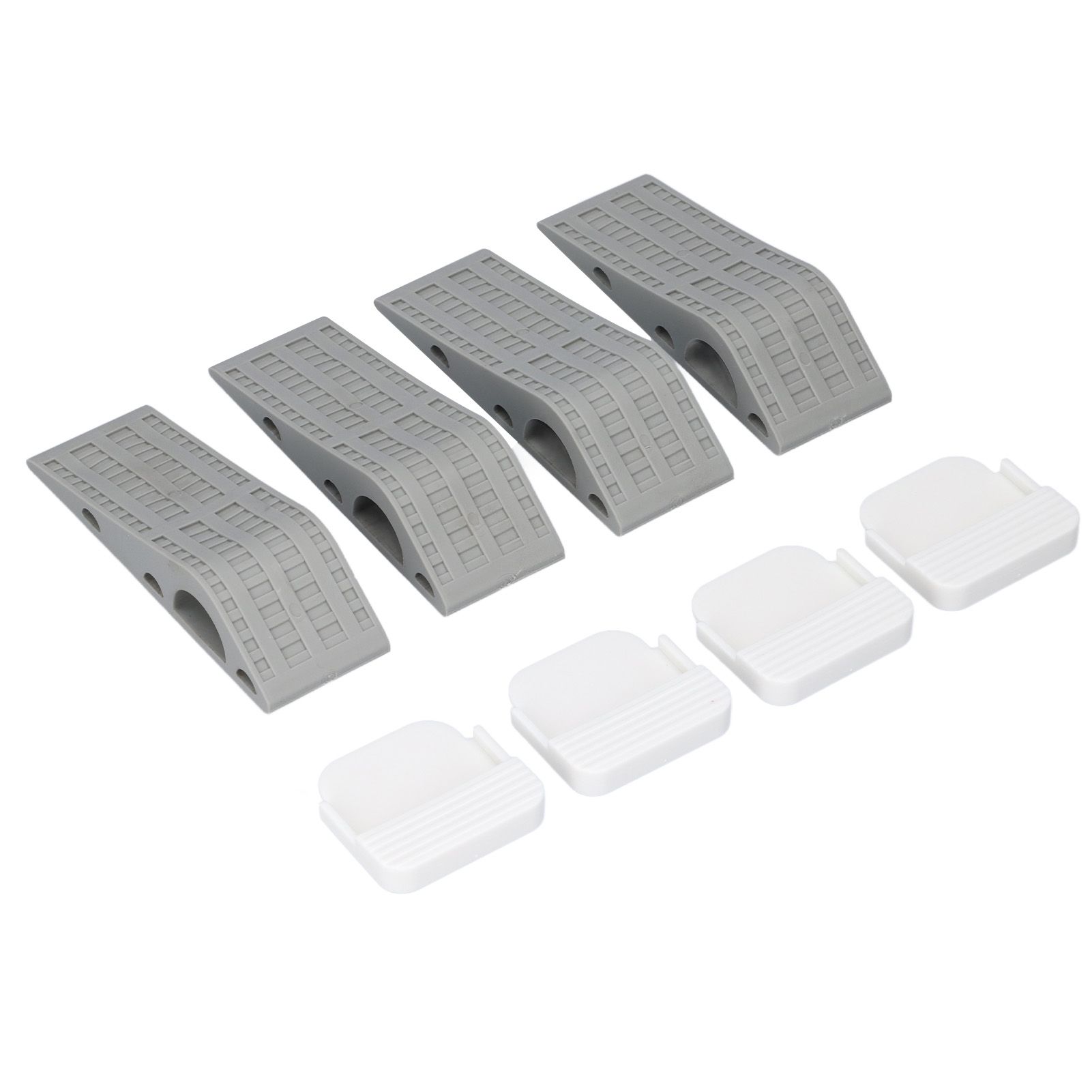 4Set Door Stoppers Non Slip Rubber Door Bottom Stop Wedge Accessories for Home view 5