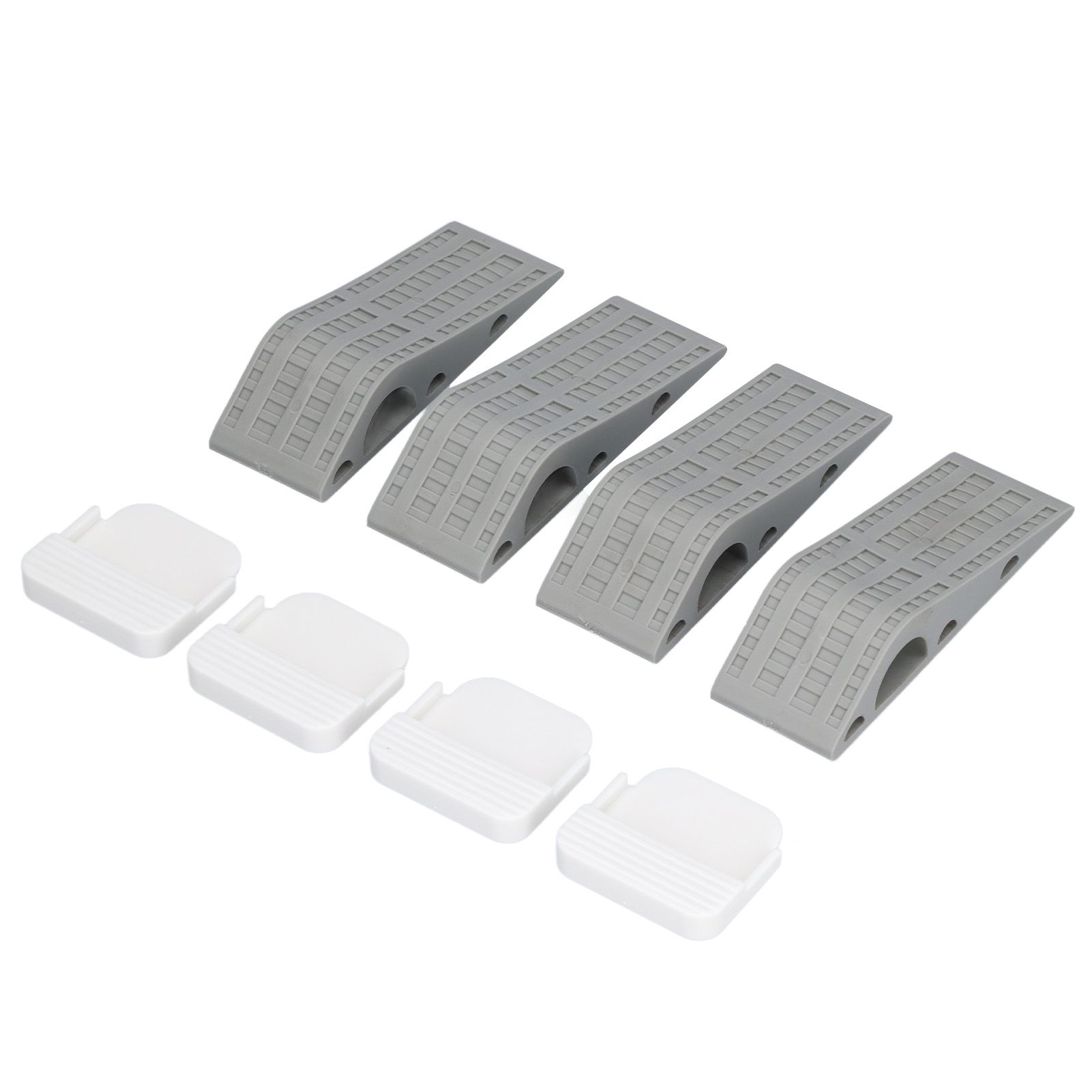 4Set Door Stoppers Non Slip Rubber Door Bottom Stop Wedge Accessories for Home view 6