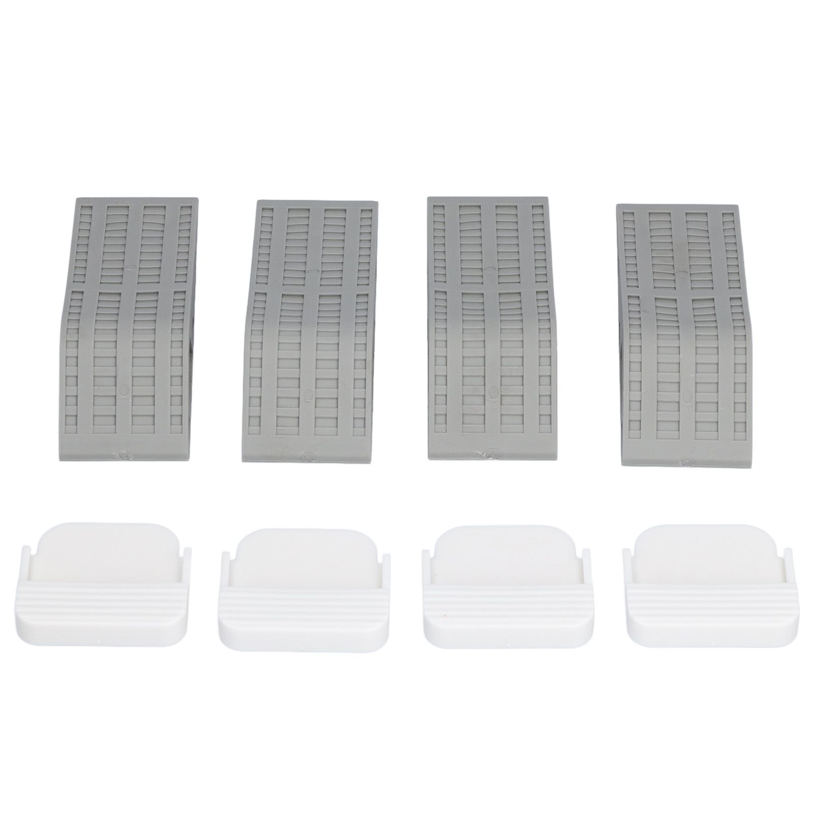 4Set Door Stoppers Non Slip Rubber Door Bottom Stop Wedge Accessories for Home view 8
