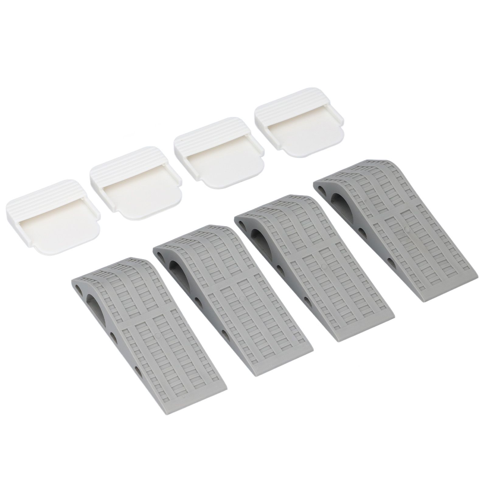 4Set Door Stoppers Non Slip Rubber Door Bottom Stop Wedge Accessories for Home view 9