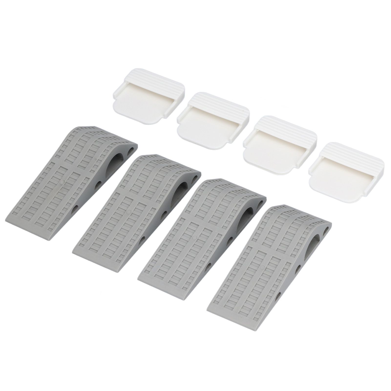 4Set Door Stoppers Non Slip Rubber Door Bottom Stop Wedge Accessories for Home view 10