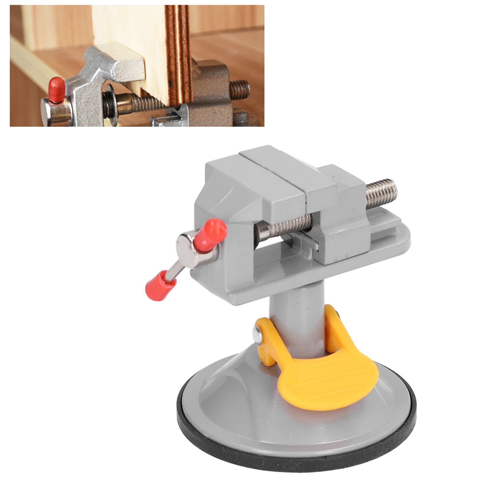 Mini Suction Vise Clamp Mini Table Suction Vise for DIY Jewelry Carving Watch view 11
