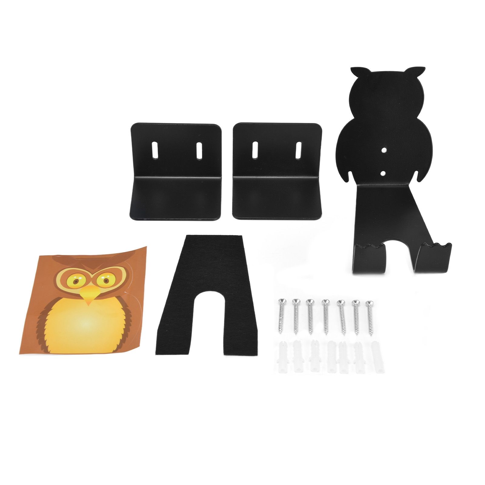 Wall Bike Rack Simple Installation Carbon Steel Owl Shape Bicycle Wall Holder — image 1