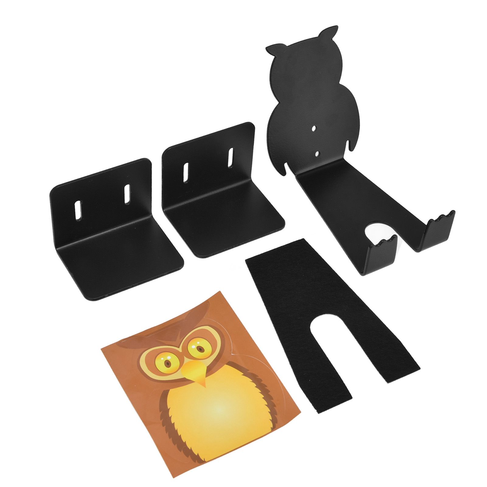 Wall Bike Rack Simple Installation Carbon Steel Owl Shape Bicycle Wall Holder view 7