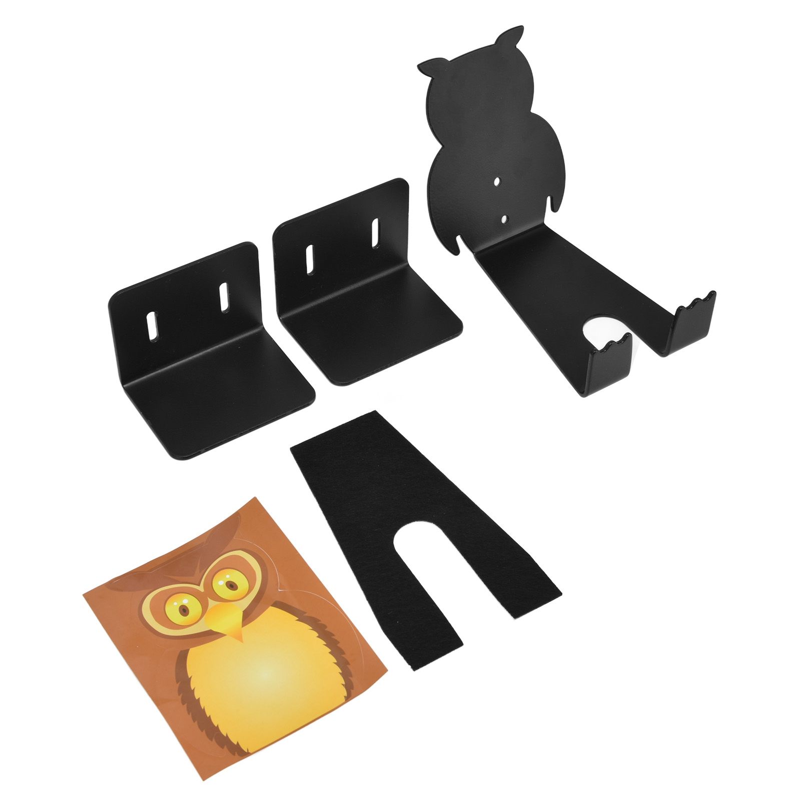 Wall Bike Rack Simple Installation Carbon Steel Owl Shape Bicycle Wall Holder view 9