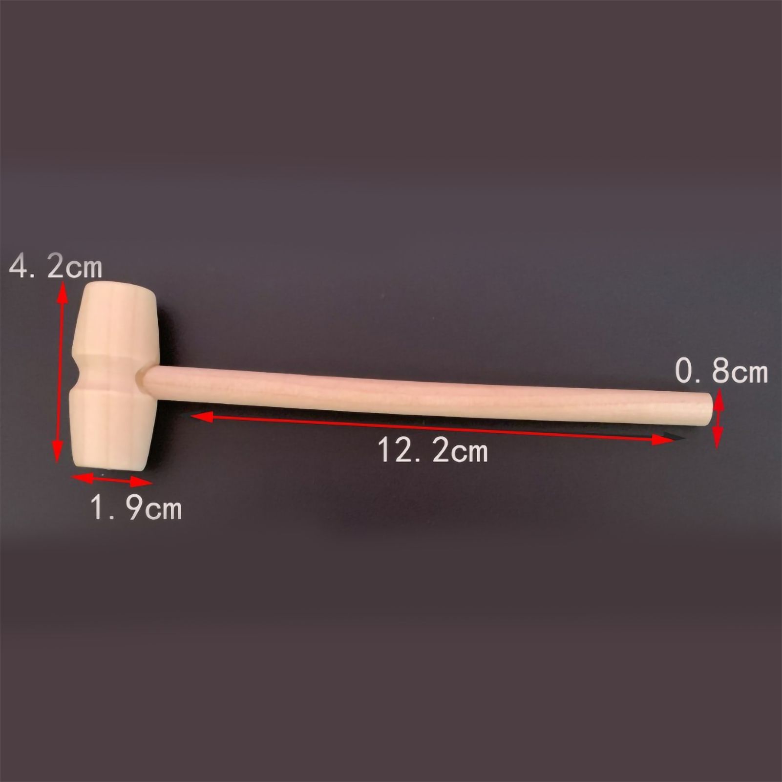Mini Wooden Hammer Cracking Seafood Breakable Chocolate Kids Hammer Toy for view 2