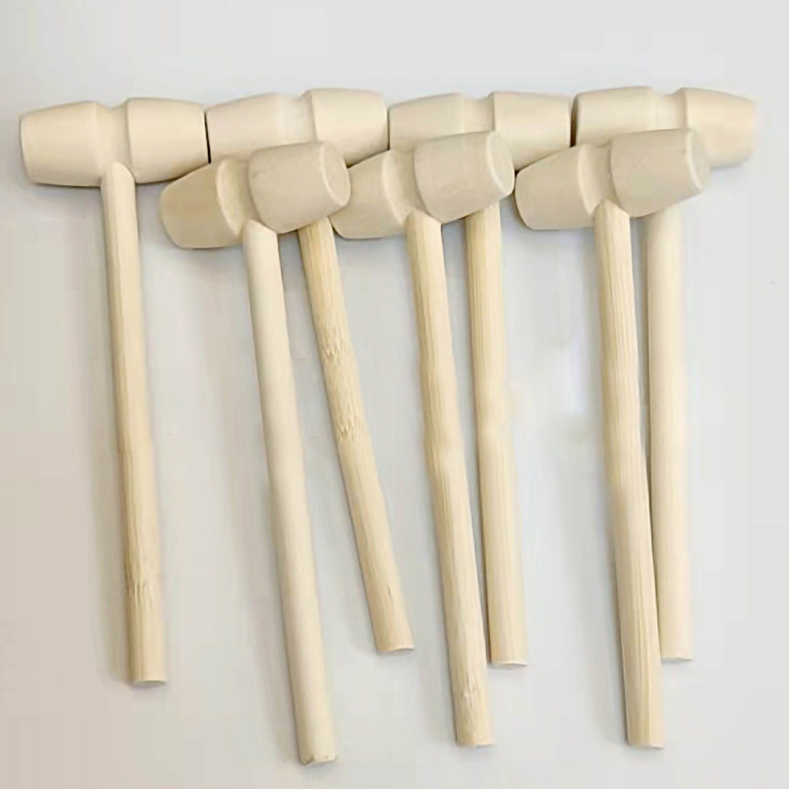 Mini Wooden Hammer Cracking Seafood Breakable Chocolate Kids Hammer Toy for view 3