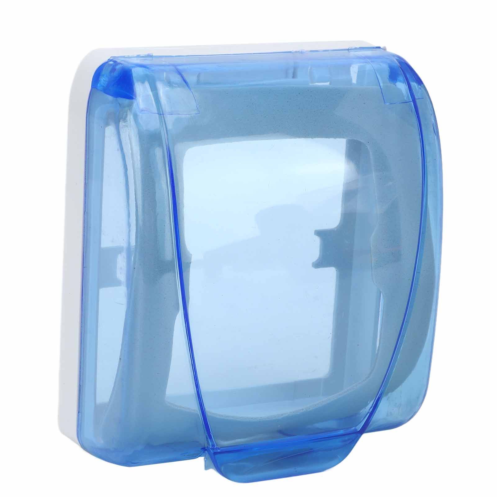 Universal 86 Type Socket Waterproof Box Transparent Wall Switch Protection Box view 7