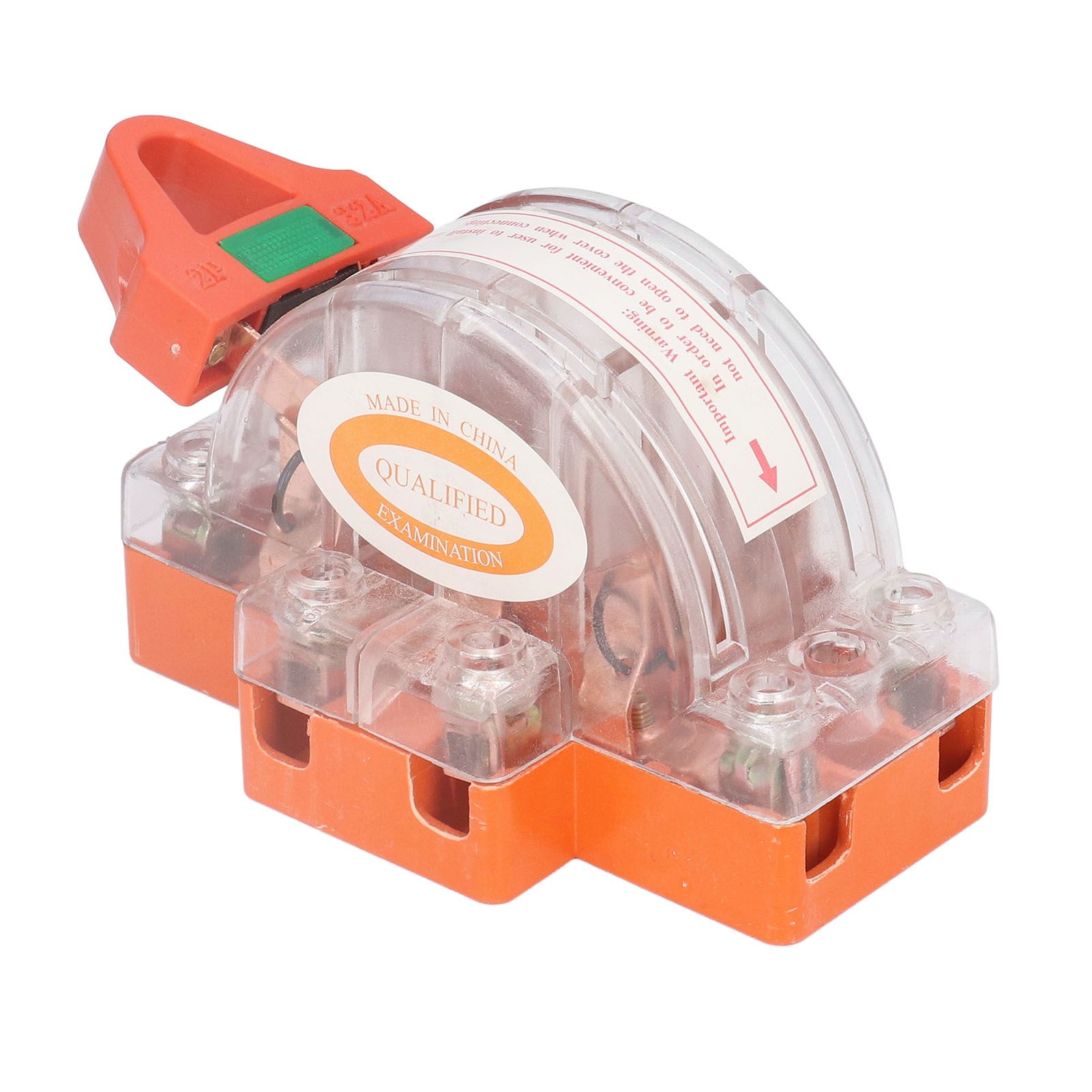 Transparent Knife Switch 2P 32A Double Pole Against Electric Shock Safety view 6