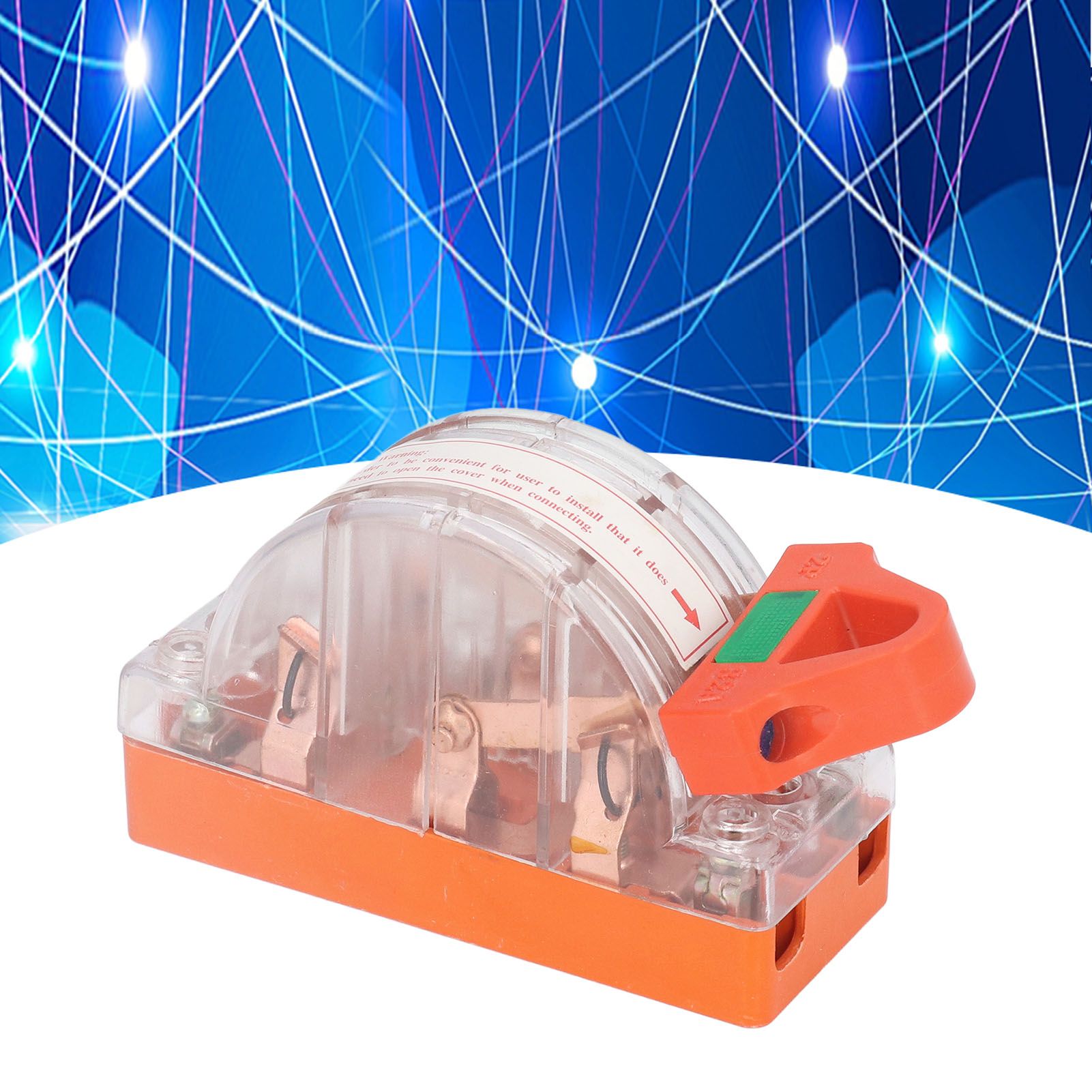 Transparent Knife Switch 2P 32A Double Pole Against Electric Shock Safety view 12