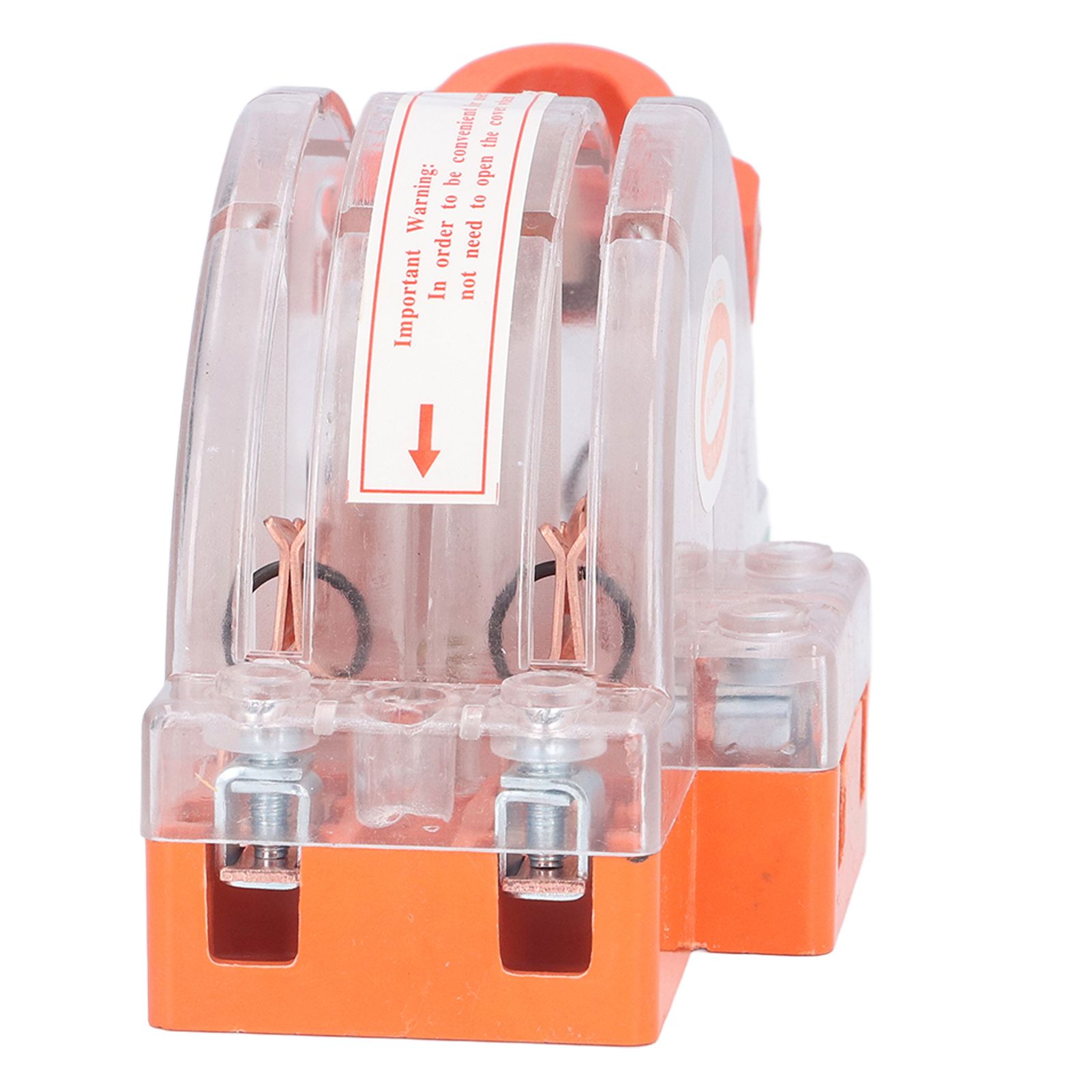 Knife Switch 2P 63A Pure Copper LED Bidirectional Dual Throw with Transparent view 10