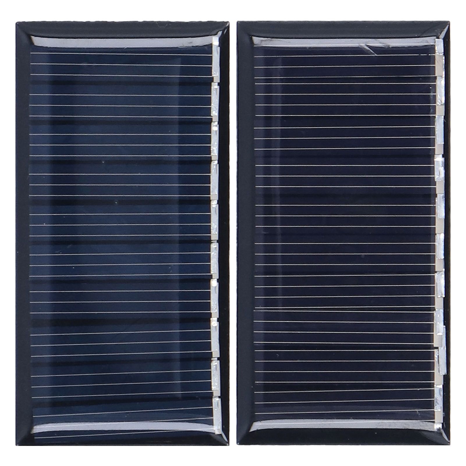 2Pcs Mini Solar Panels 0.25W 5V Portable Mini Polycrystalline Silicon view 2