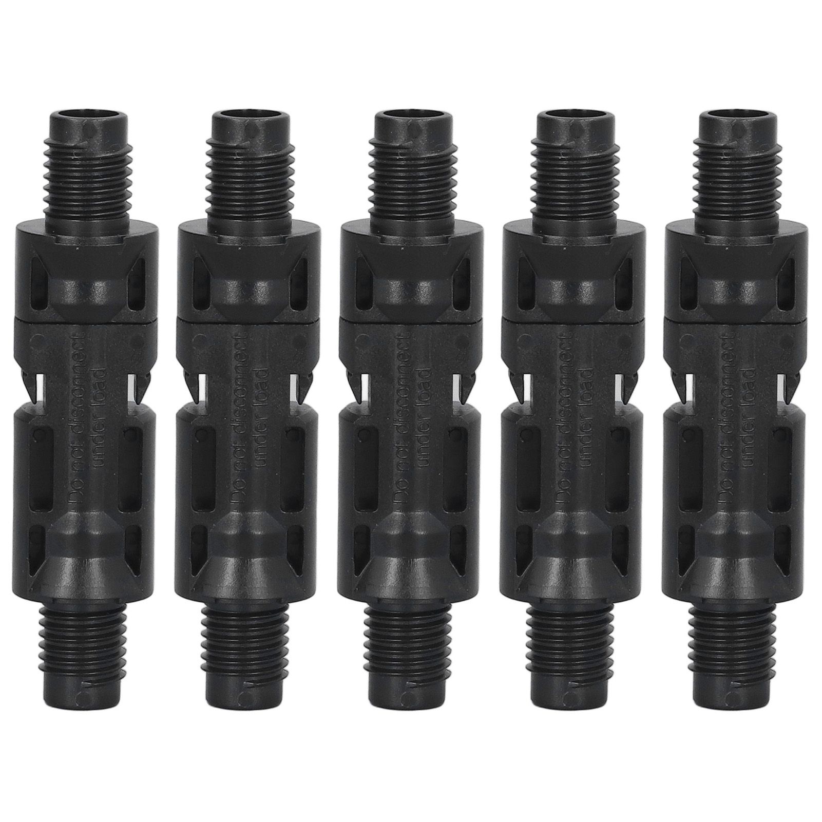5 Sets Solar Branch Connectors UV Protection Male Female Header Board End view 5