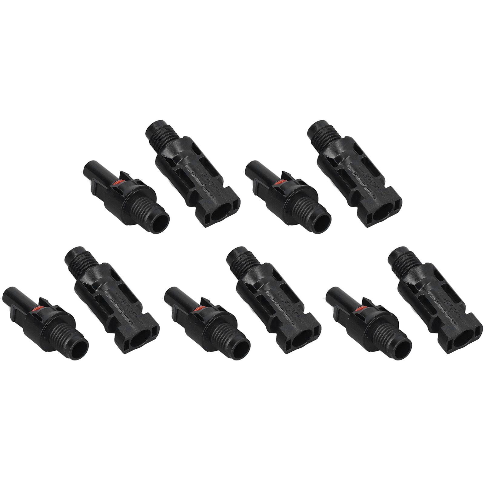 5 Sets Solar Branch Connectors UV Protection Male Female Header Board End view 6