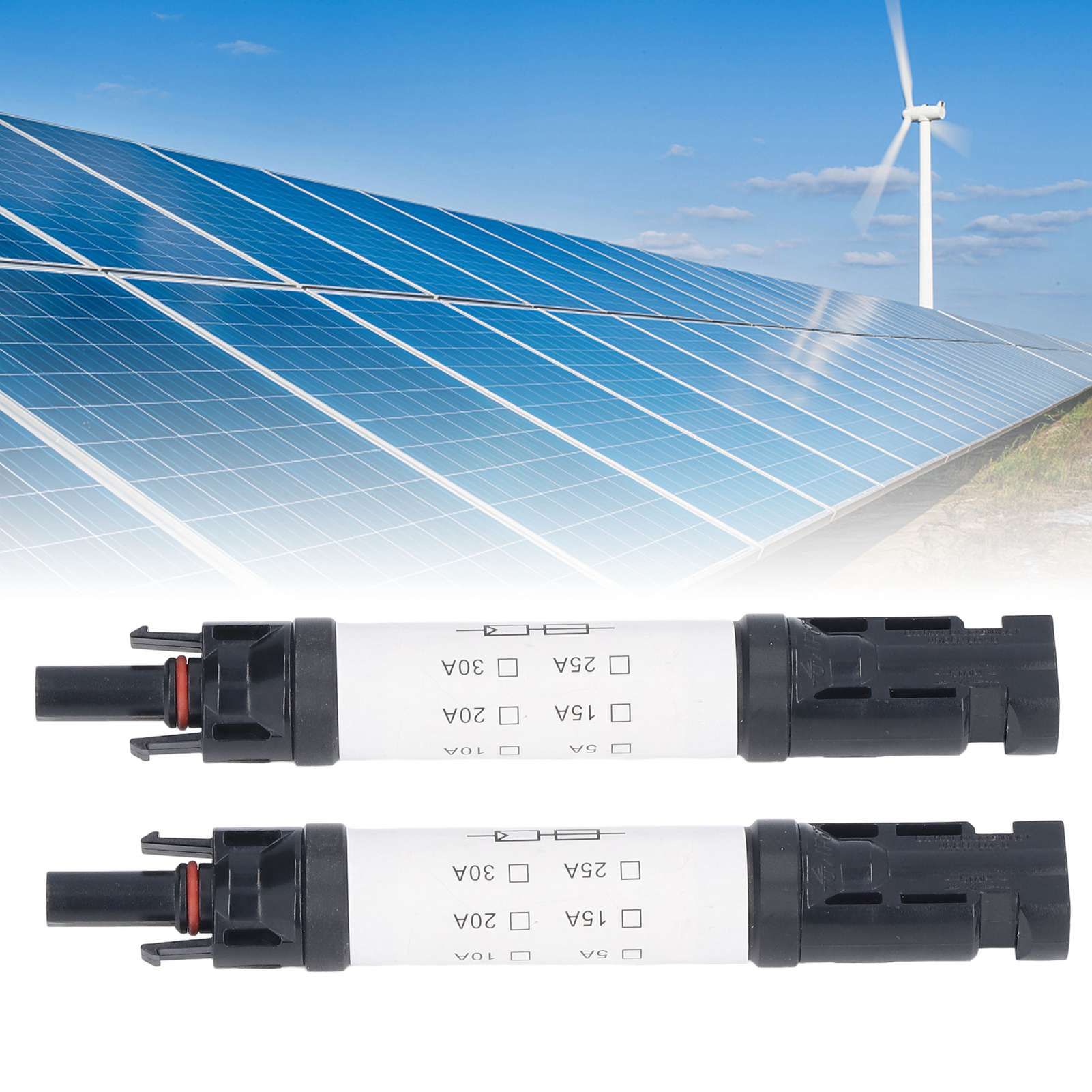 2Sets Solar PV Connectors Set IP68 Waterproof Anti UV 1000V Solar Built in view 12