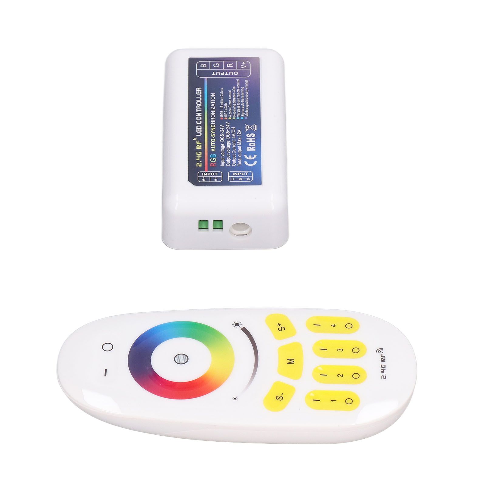 LED Controller DC524V 2.4G Quad Group Touch LED Strip Light Strip RGB view 5