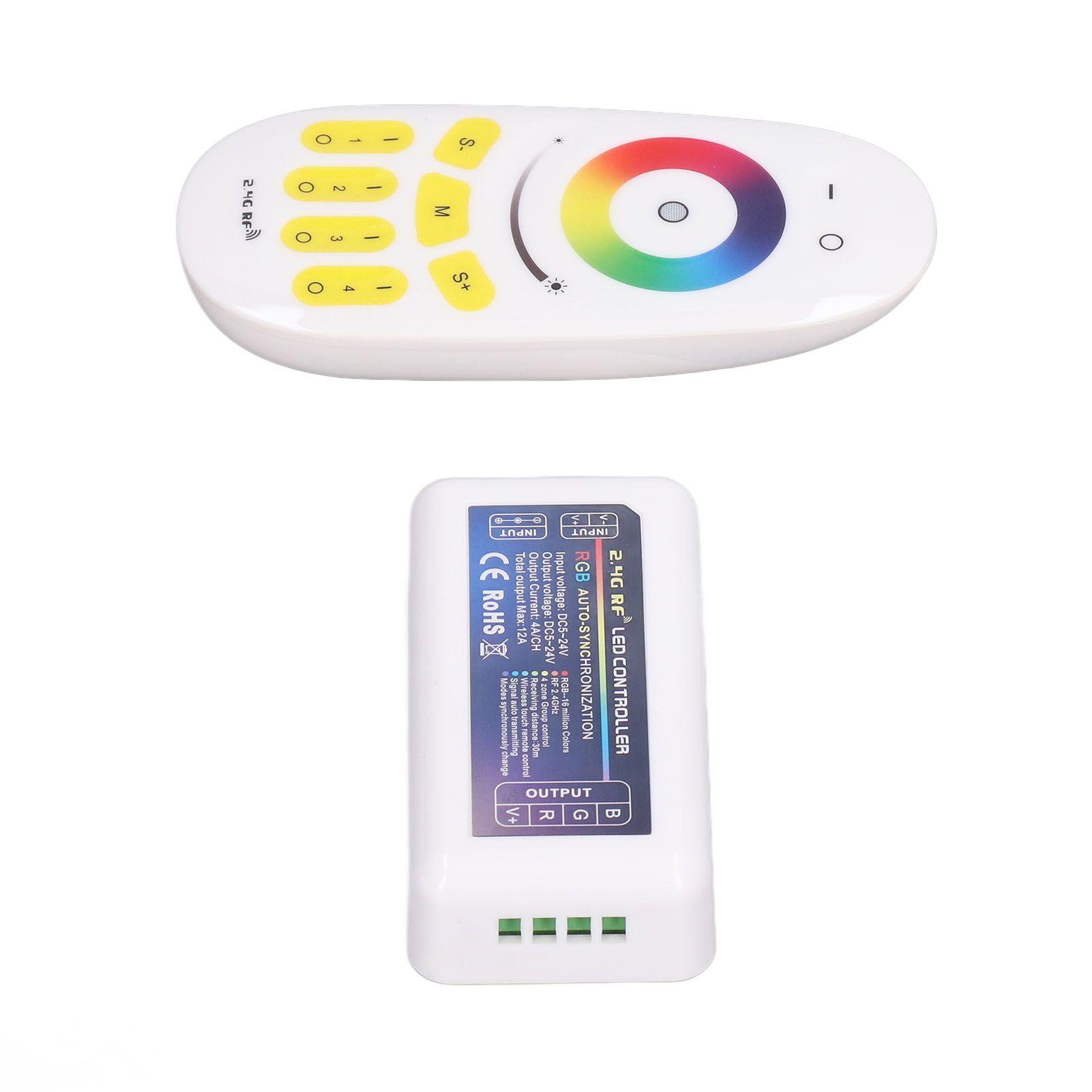 LED Controller DC524V 2.4G Quad Group Touch LED Strip Light Strip RGB view 6