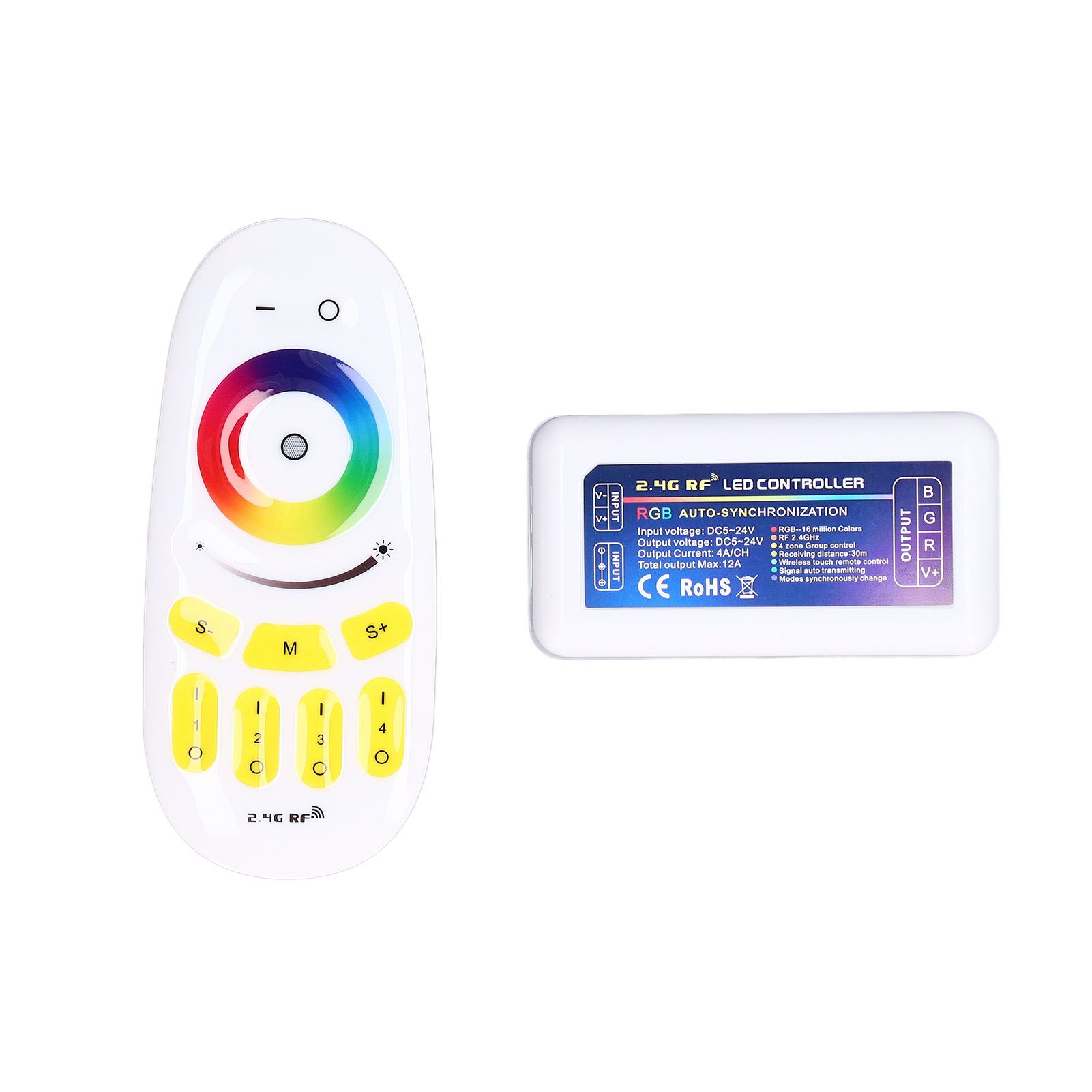 LED Controller DC524V 2.4G Quad Group Touch LED Strip Light Strip RGB view 10