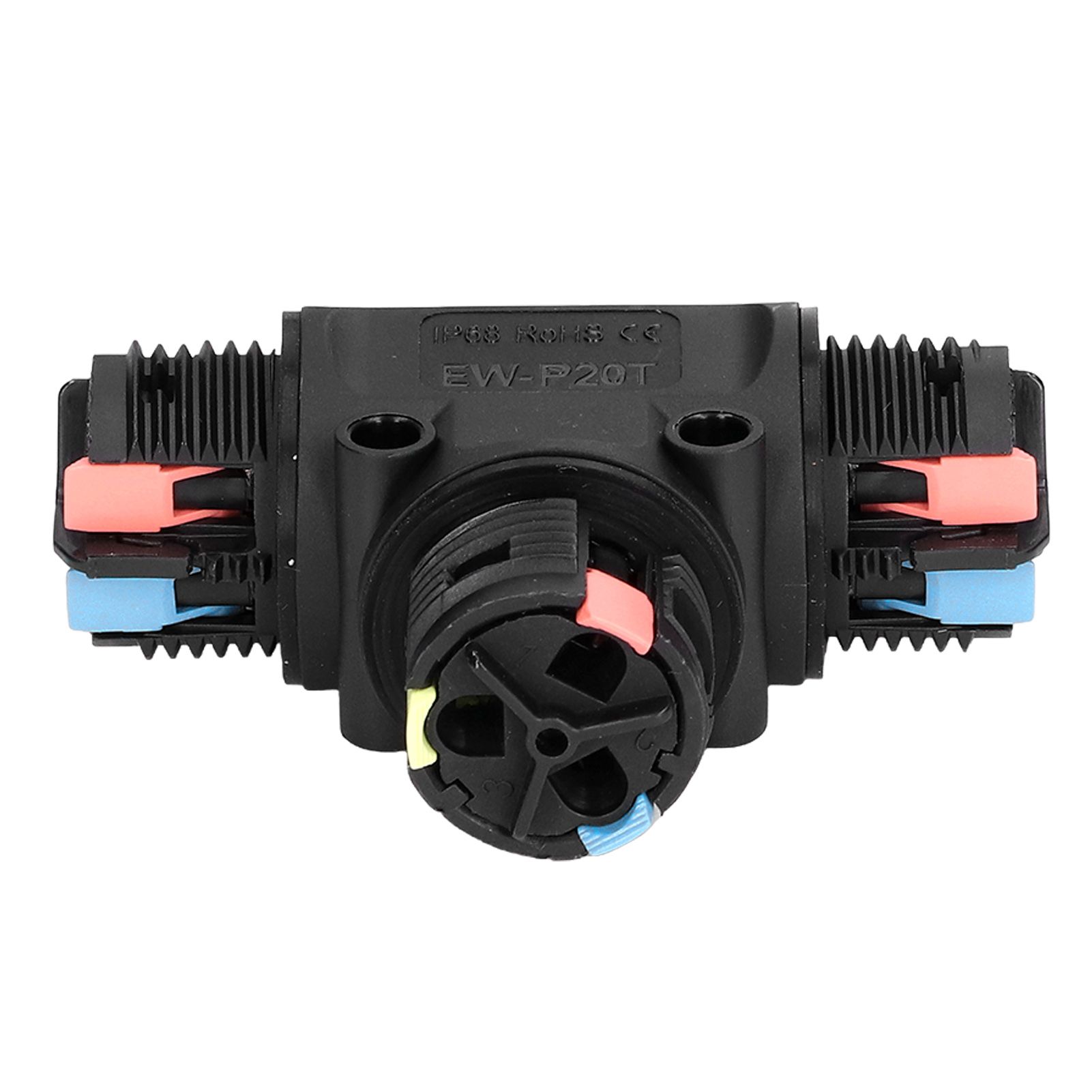 2PCS T Type Tee Junction Box Connector IP68 Waterproof 450V 16A 9‑12mm 3 Way view 15