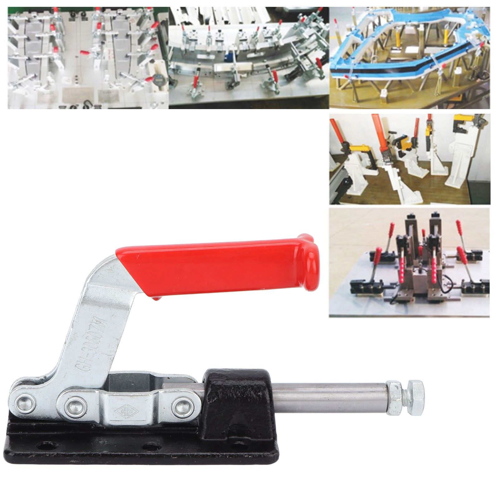 Push Pull Toggle Clamp Stable Clamping Force Quick Fixing Fixture for Heavy view 11