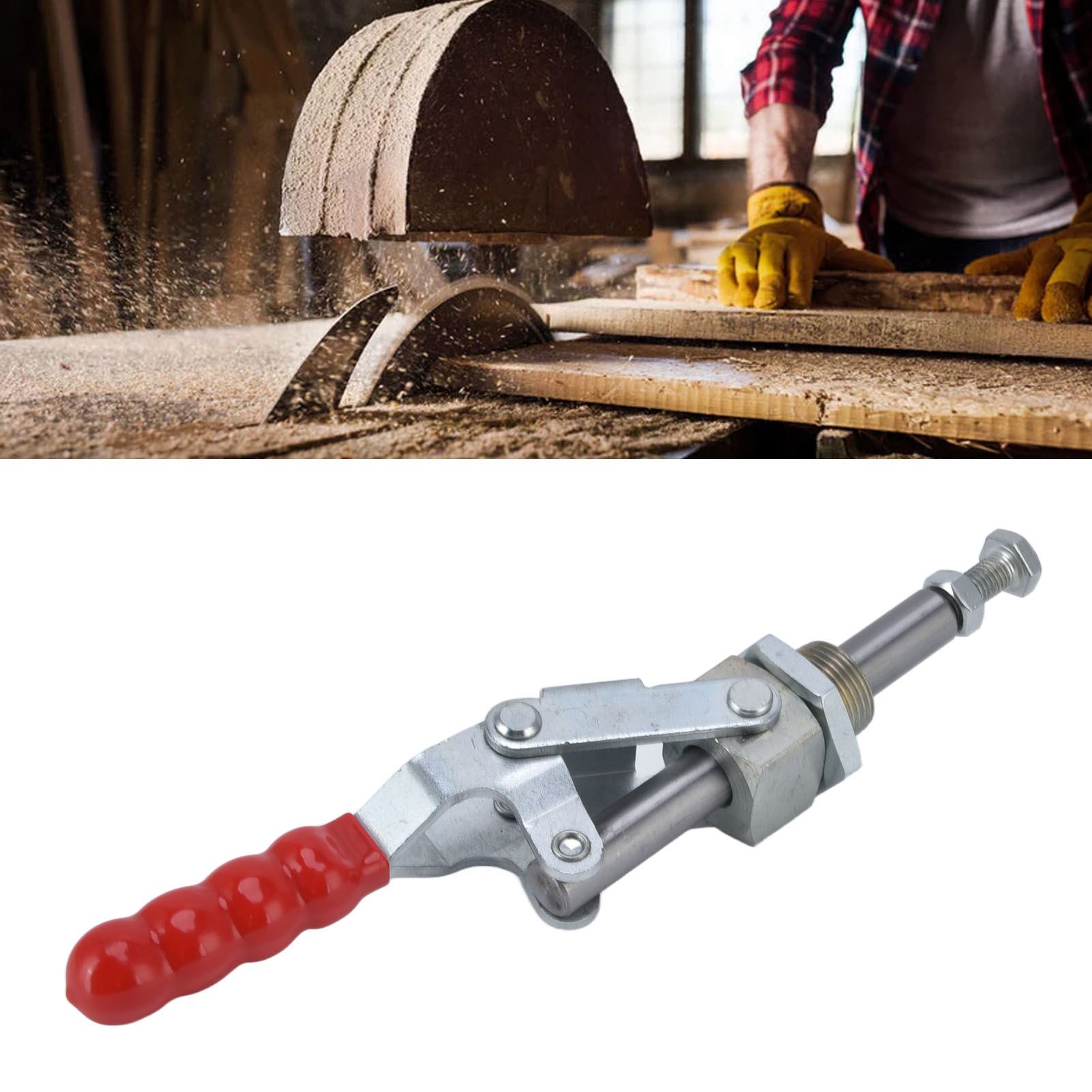Push Pull Fixture Clamp 701lb Holding Capacity and 180° Handle Opens Quick view 12