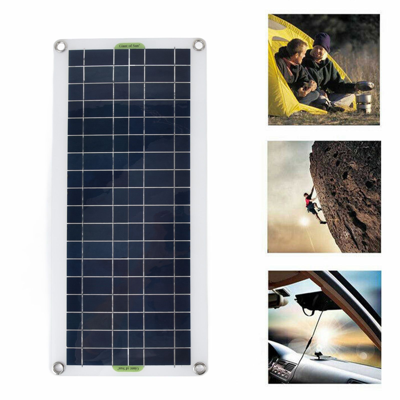 20W Solar Panel Battery Charger 21V Polysilicon Portable Solar Panel Charging view 11