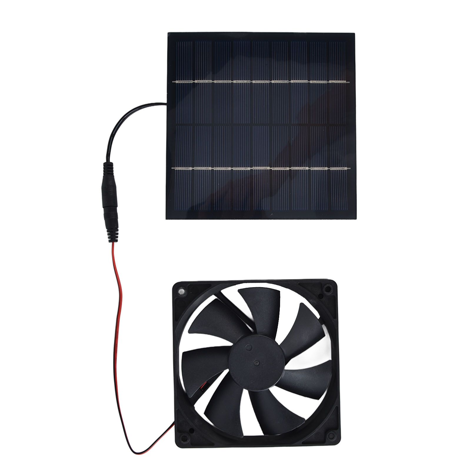 Solar Powered Exhaust Fan 10W Single Fan Waterproof Solar Panel Fan Kit for