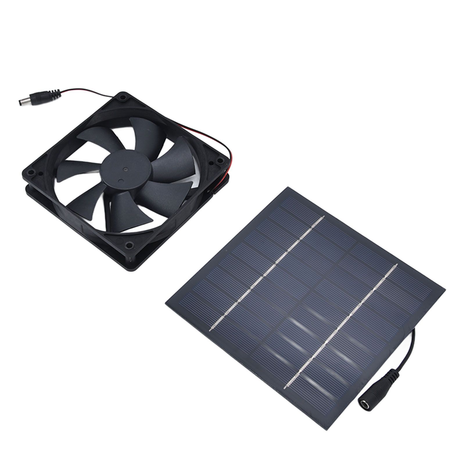 Solar Powered Exhaust Fan 10W Single Fan Waterproof Solar Panel Fan Kit for view 2