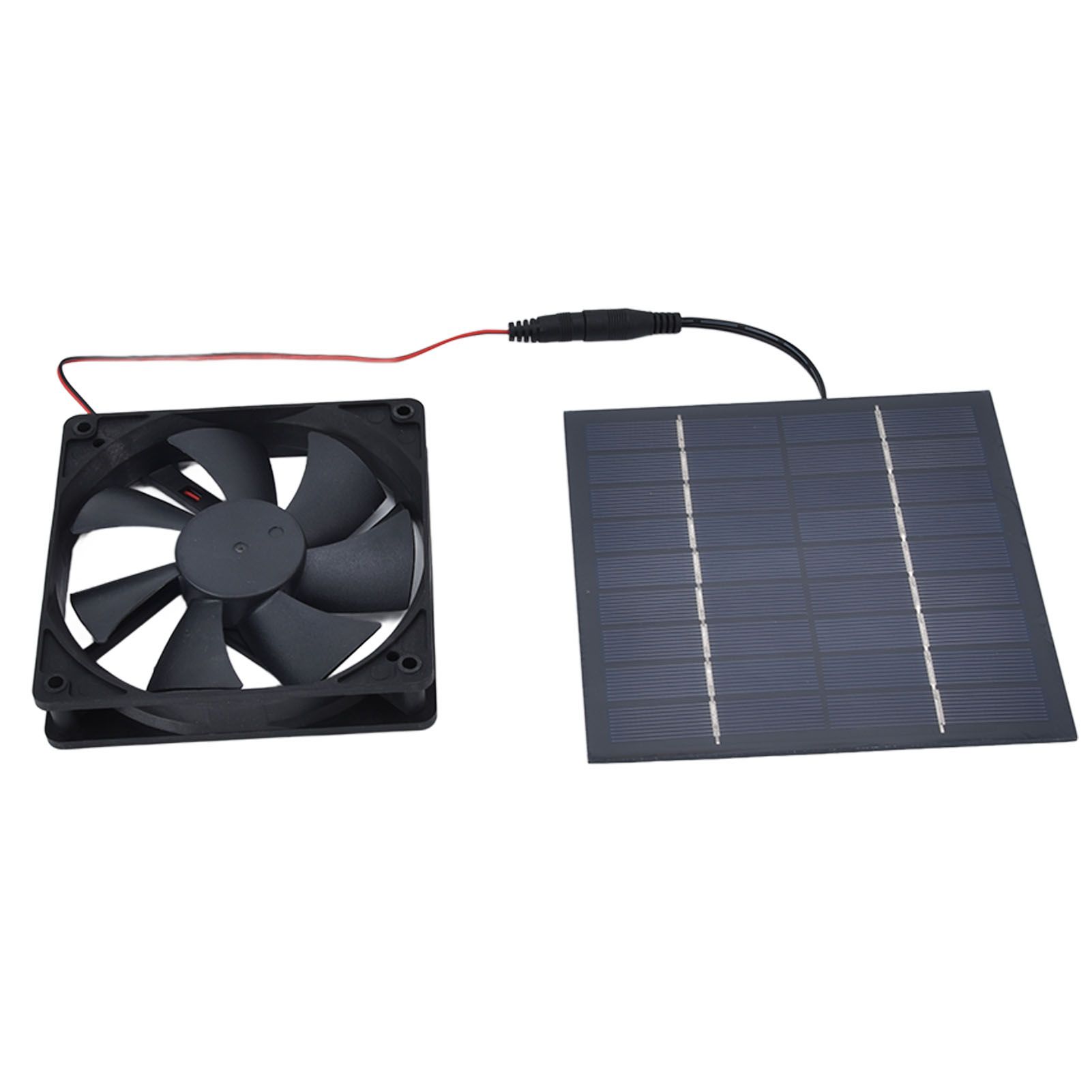 Solar Powered Exhaust Fan 10W Single Fan Waterproof Solar Panel Fan Kit for view 4