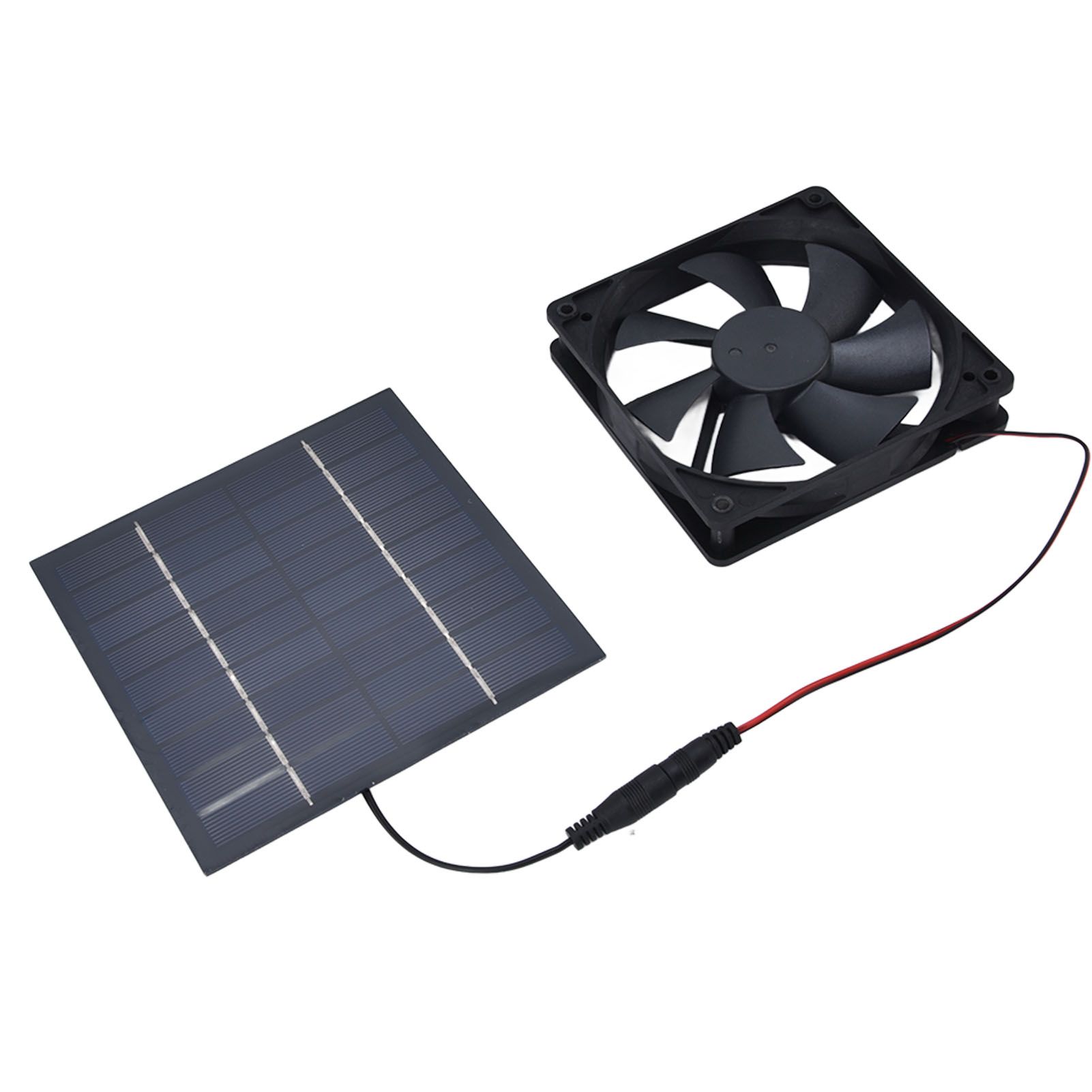 Solar Powered Exhaust Fan 10W Single Fan Waterproof Solar Panel Fan Kit for view 5