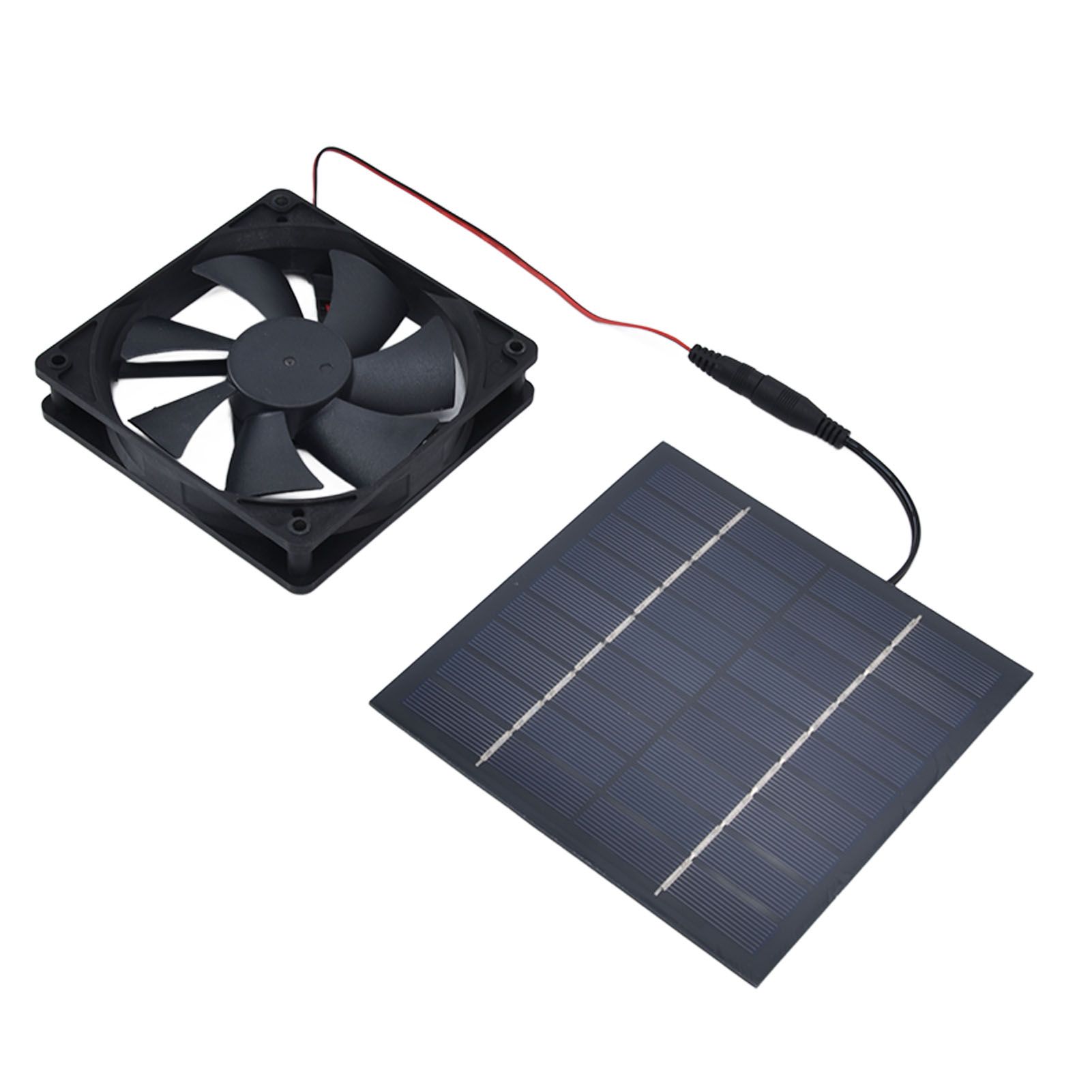Solar Powered Exhaust Fan 10W Single Fan Waterproof Solar Panel Fan Kit for view 7