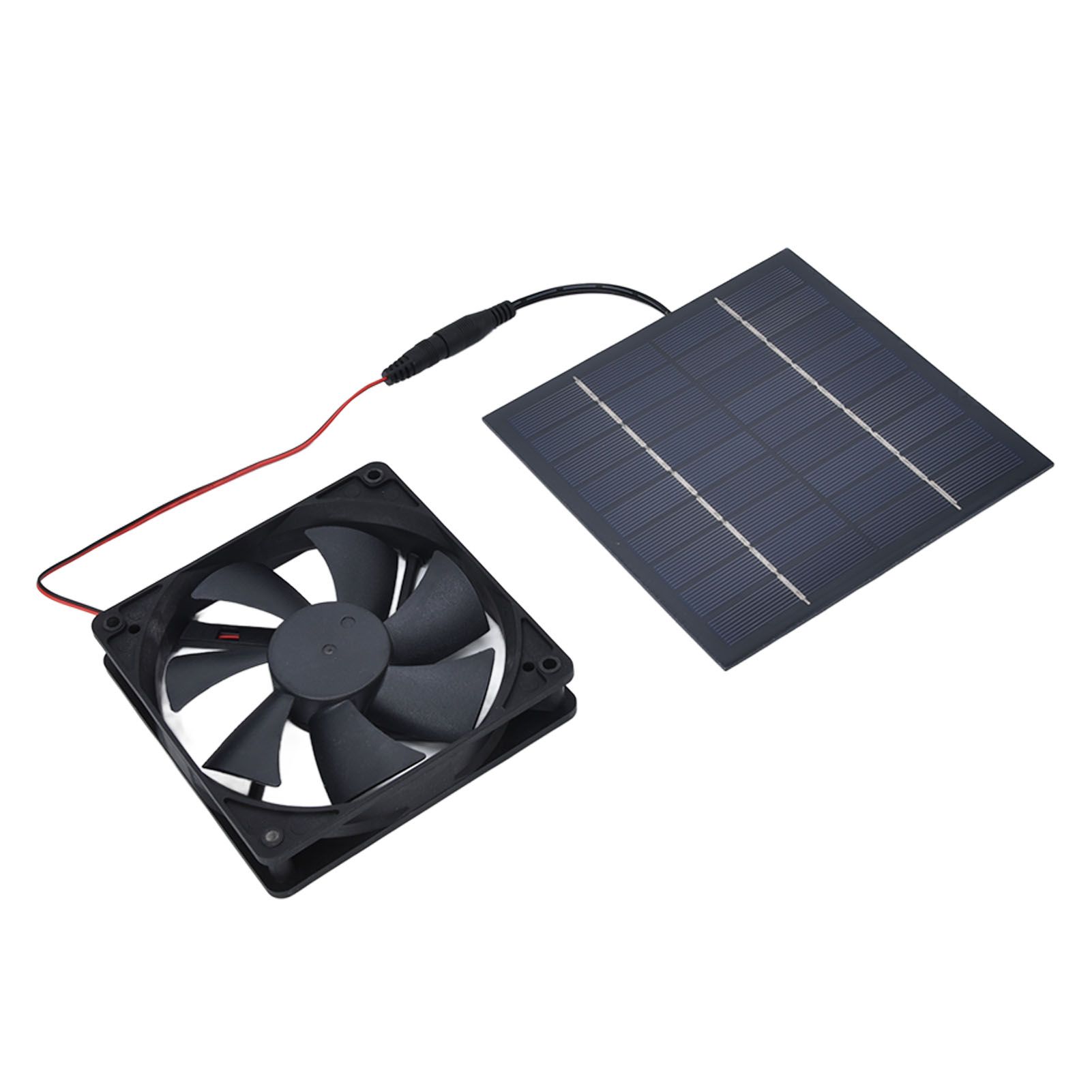 Solar Powered Exhaust Fan 10W Single Fan Waterproof Solar Panel Fan Kit for view 8
