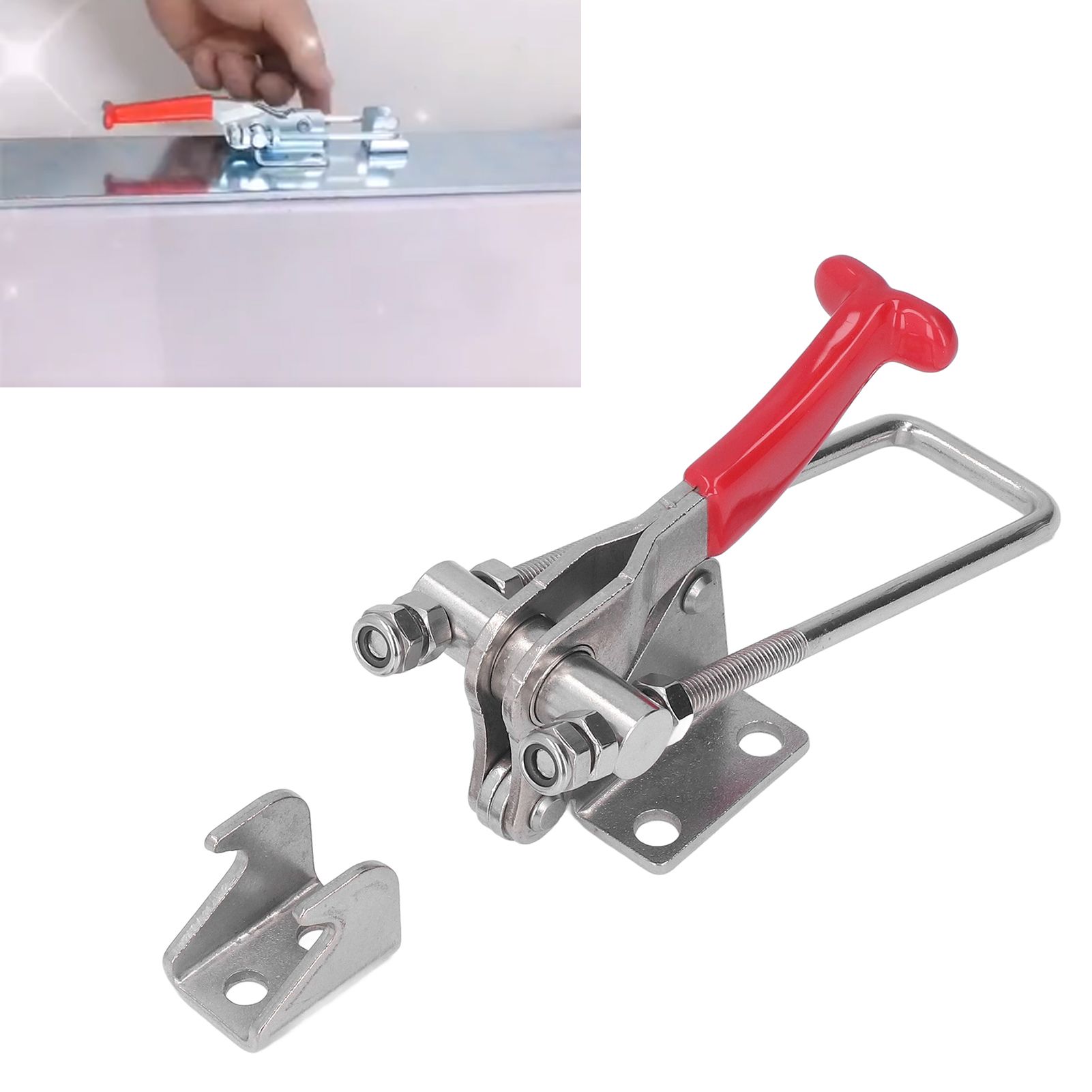 Adjustable Toggle Clamp 318kg Clamping Force Stainless Steel Toggle Clamp view 11