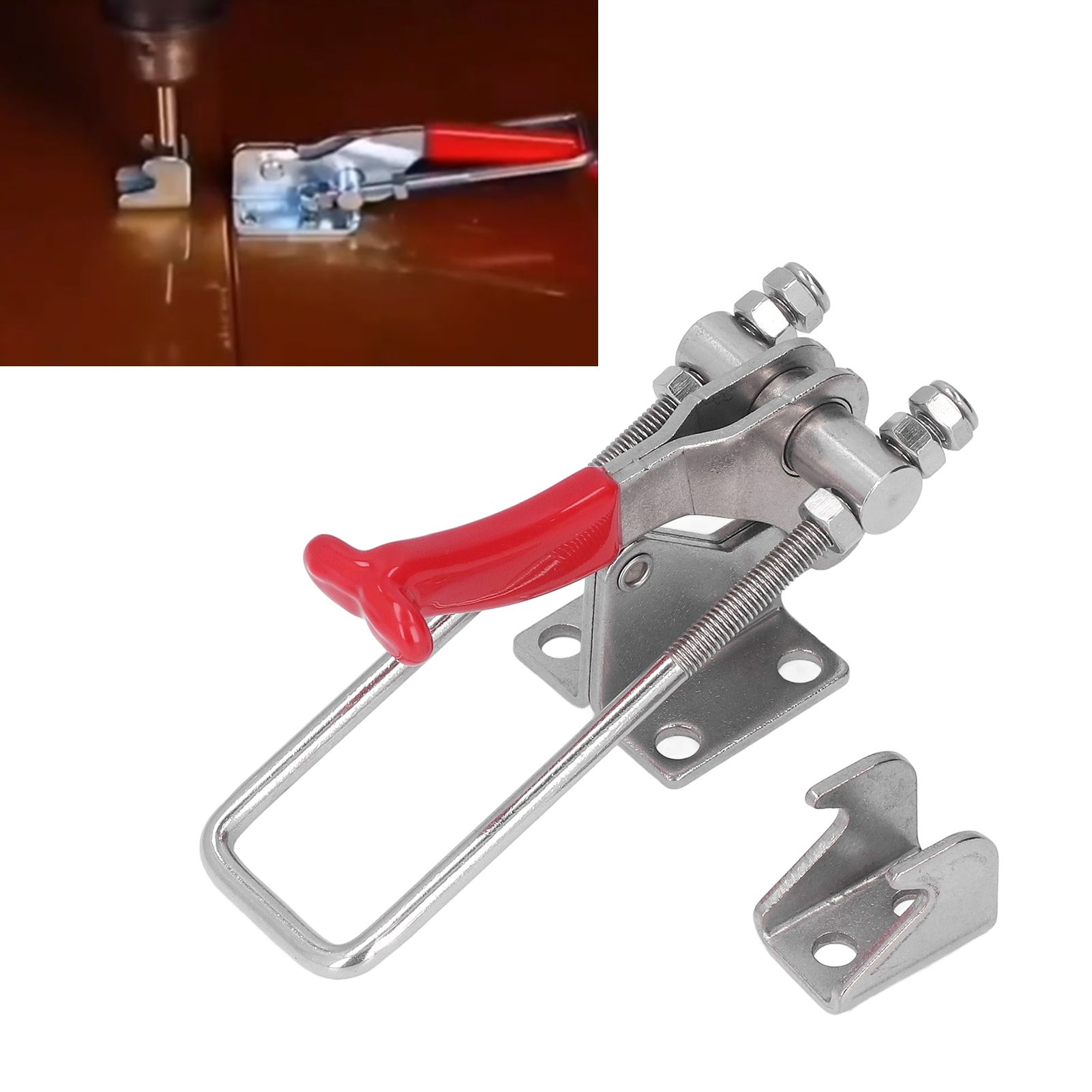 Adjustable Toggle Clamp 318kg Clamping Force Stainless Steel Toggle Clamp view 12