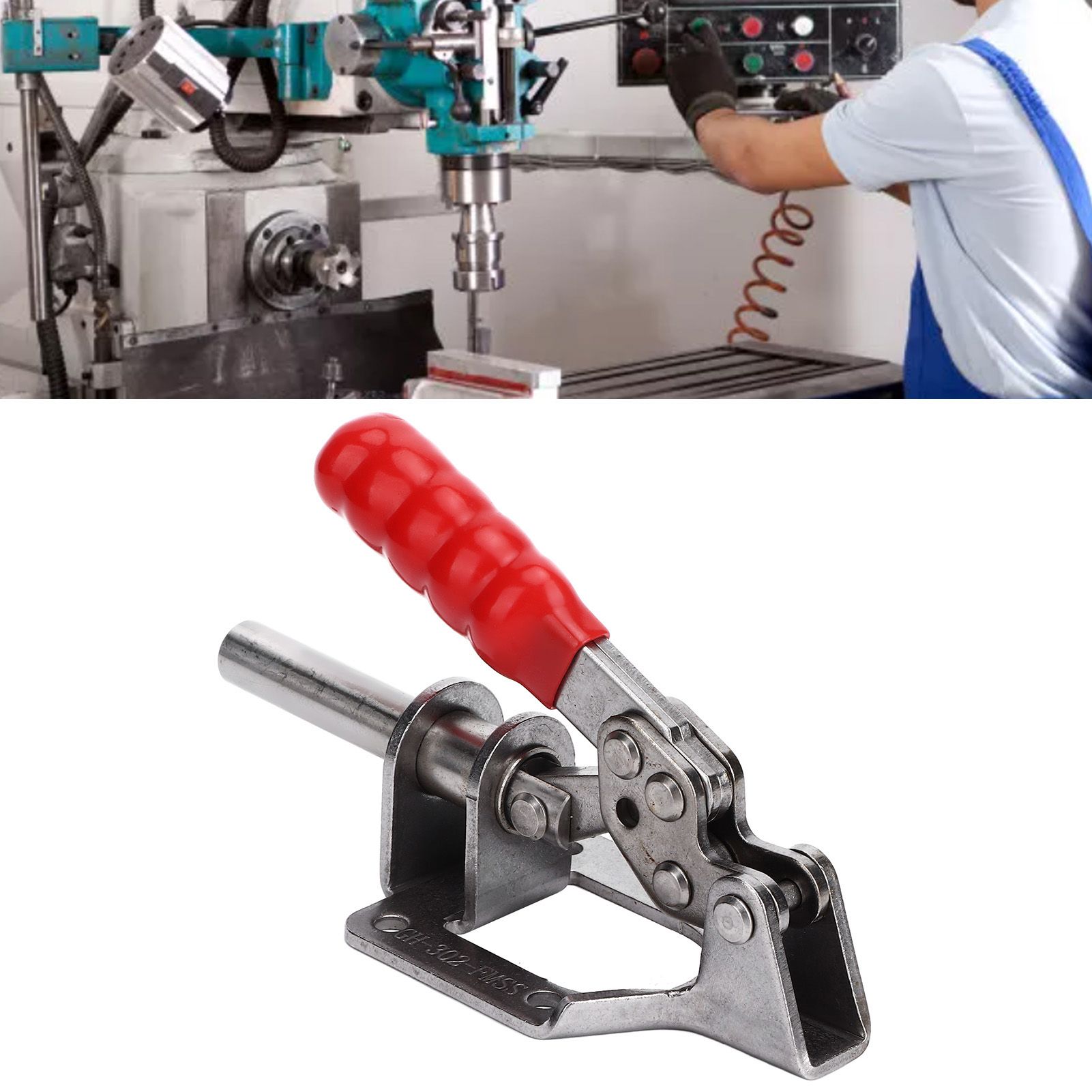 Push Pull Toggle Clamp 302F 136kg Clamping Force Quick Release Toggle Clamp view 12