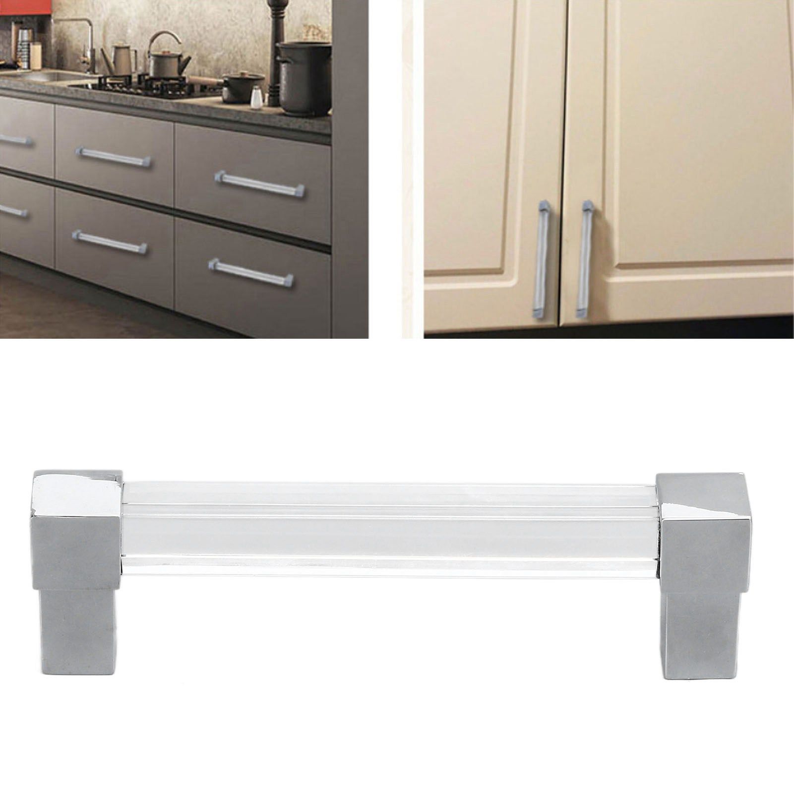 Acrylic Drawer Pulls Single Hole Crystal Cabinet Drawer Pulls for Kitchen view 11