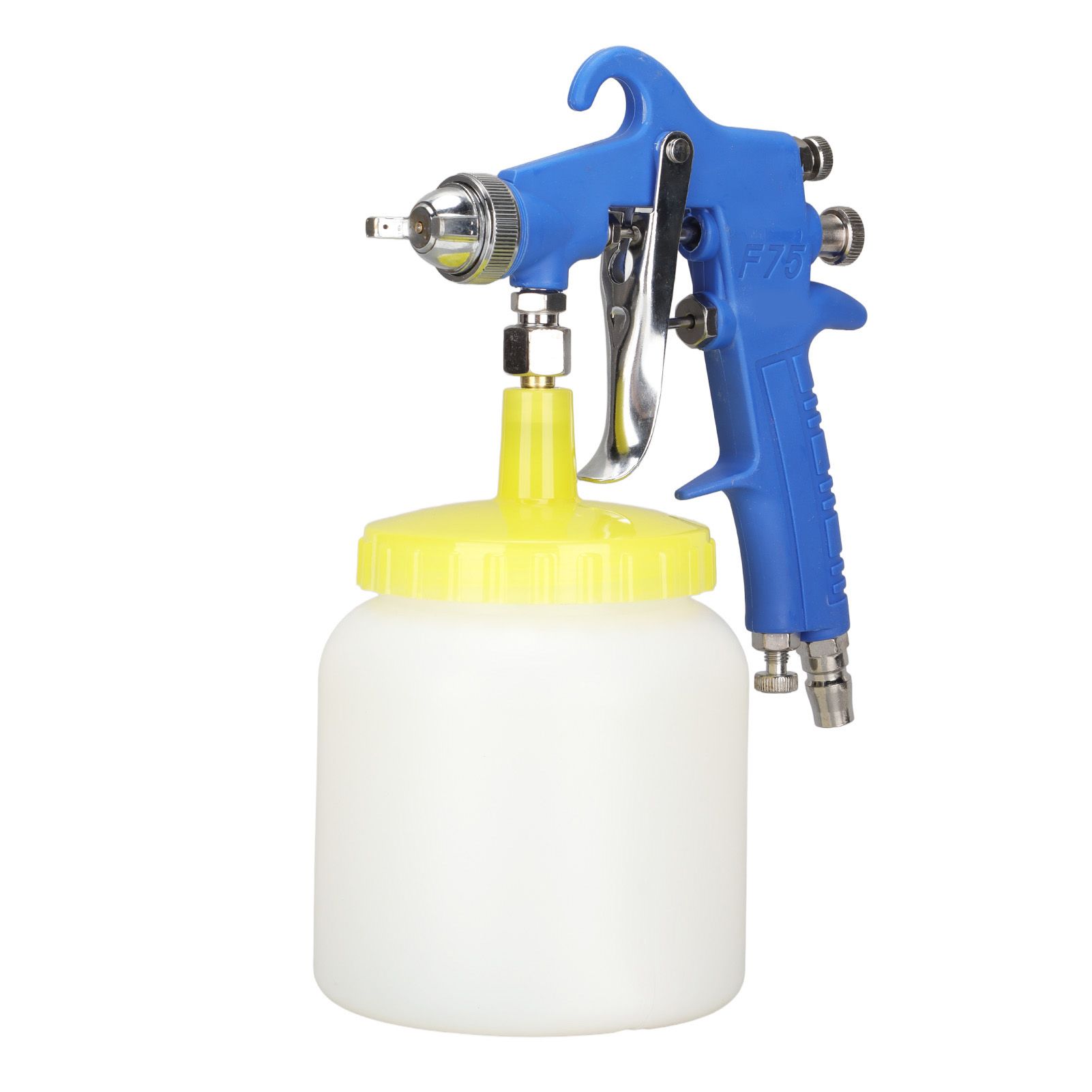 F 75 1.5mm Paint Sprayer Hydrocone Type Stainless Steel Air Varnish Sprayer — image 1