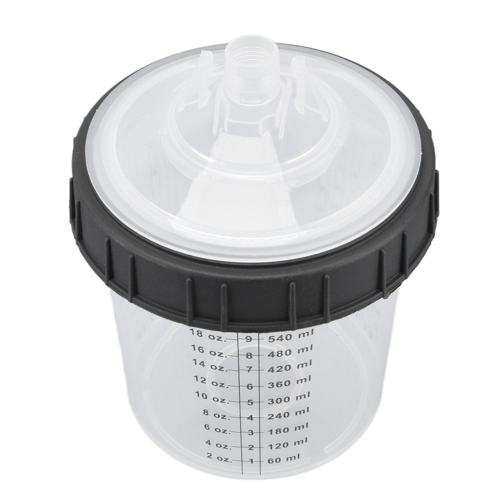 Disposable Paint Spray Cup Plastic Spray Paint Mixing Cup with Lids Painting view 2