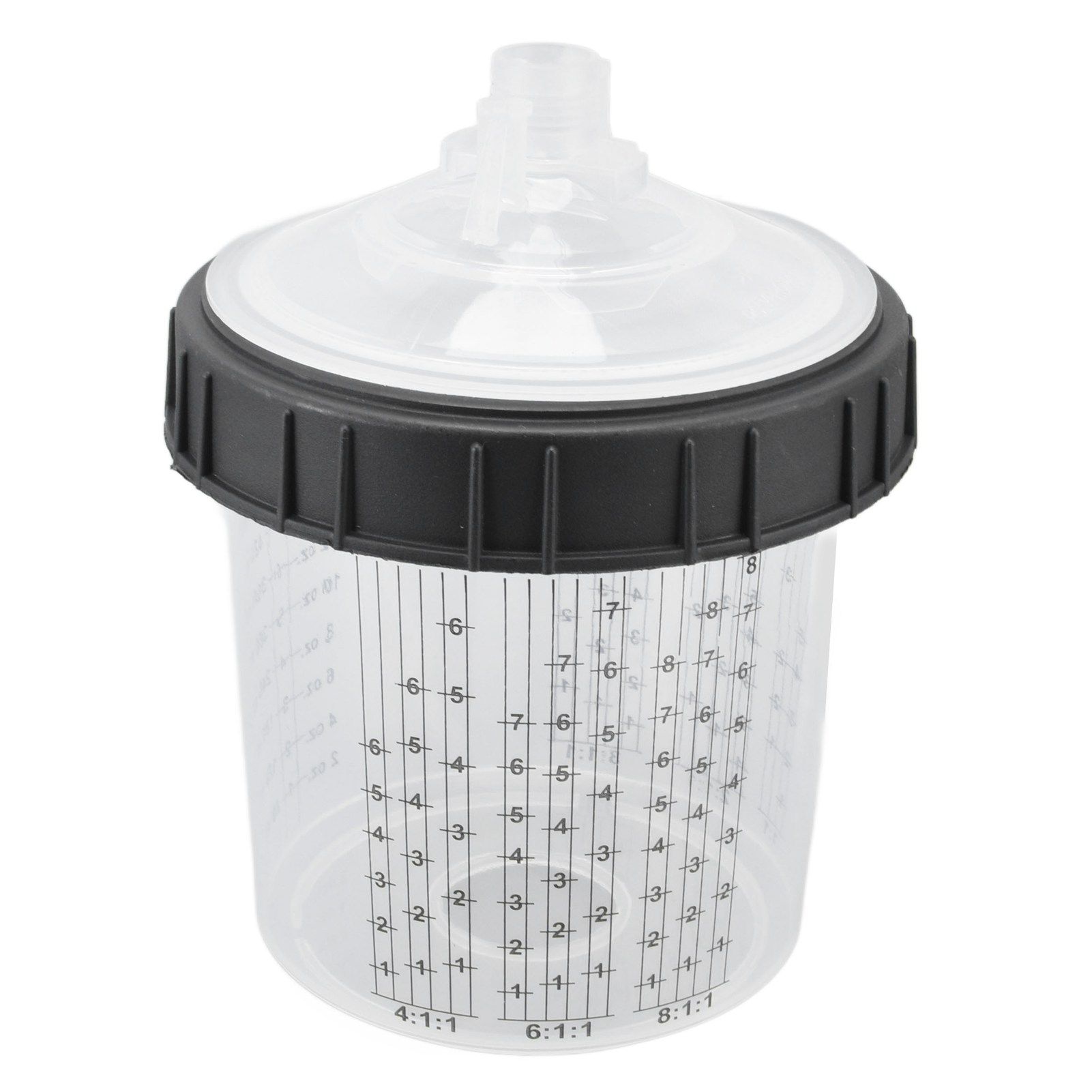 Disposable Paint Spray Cup Plastic Spray Paint Mixing Cup with Lids Painting view 3