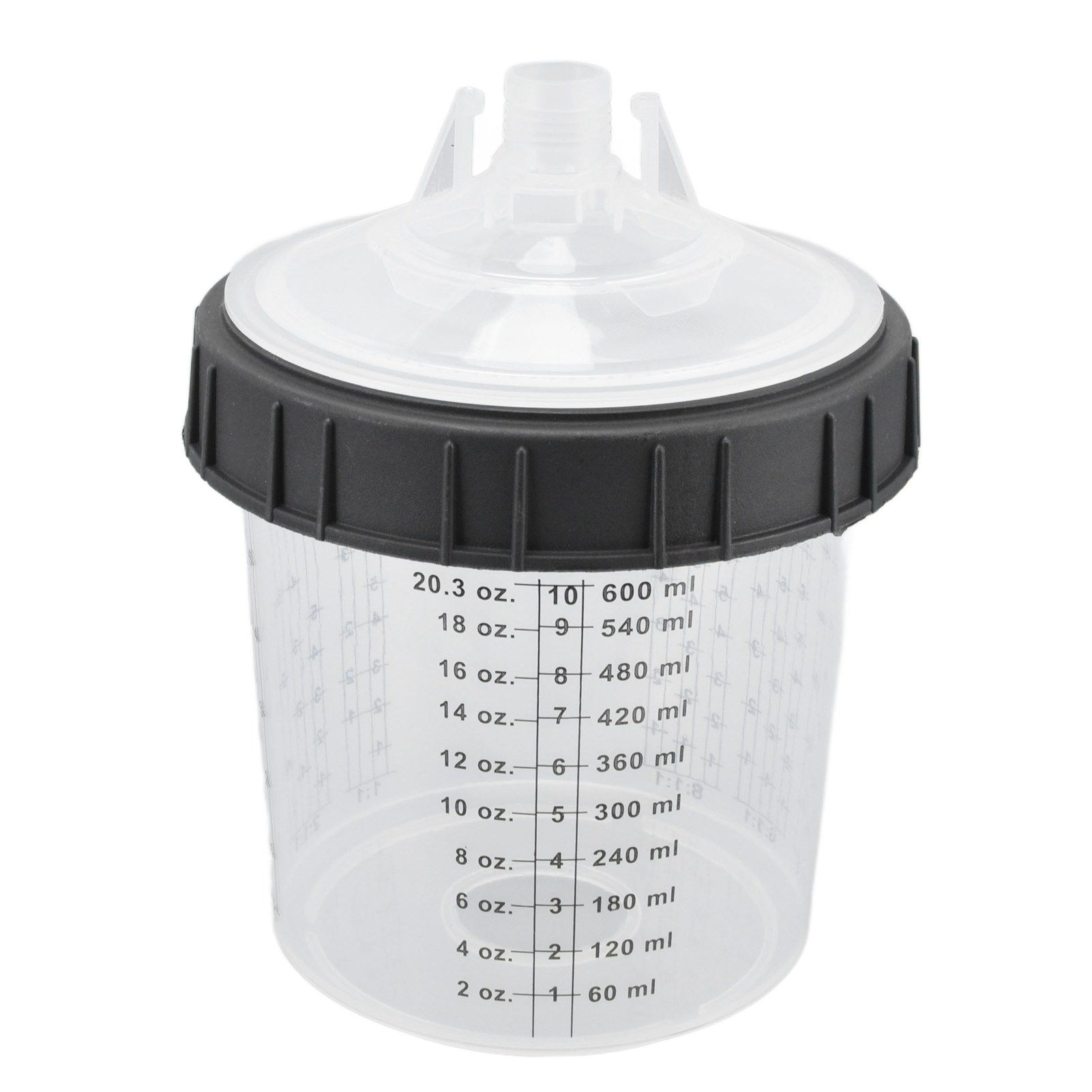 Disposable Paint Spray Cup Plastic Spray Paint Mixing Cup with Lids Painting view 5