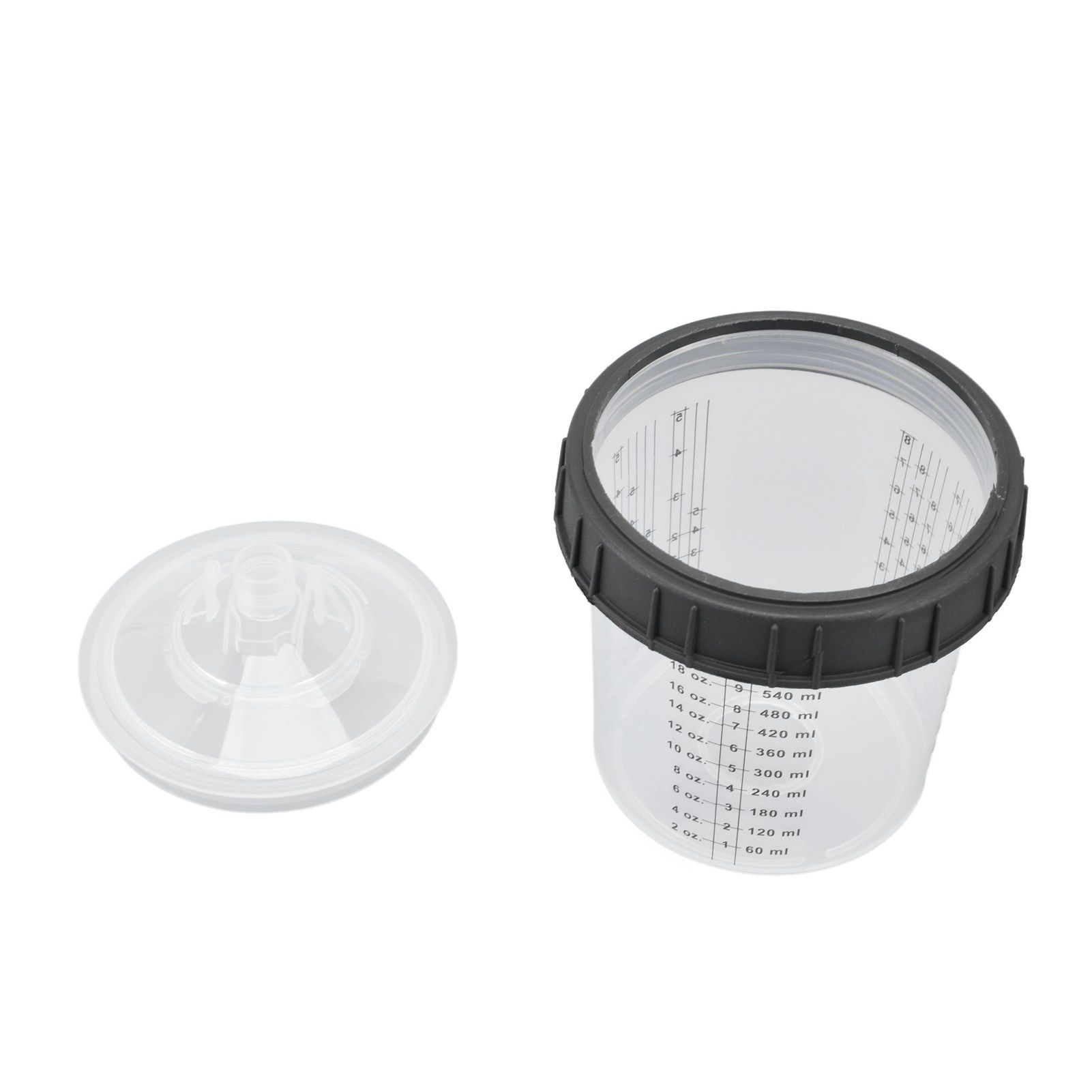 Disposable Paint Spray Cup Plastic Spray Paint Mixing Cup with Lids Painting view 7