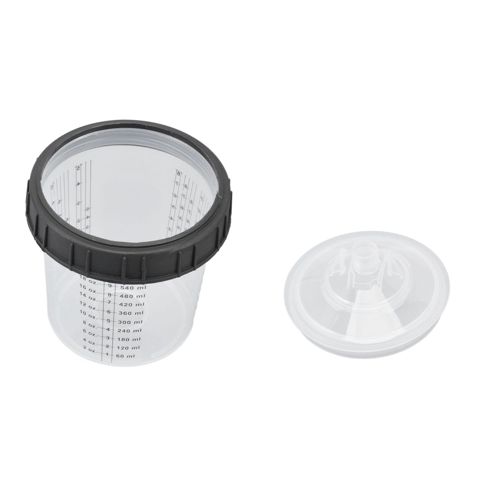 Disposable Paint Spray Cup Plastic Spray Paint Mixing Cup with Lids Painting view 9