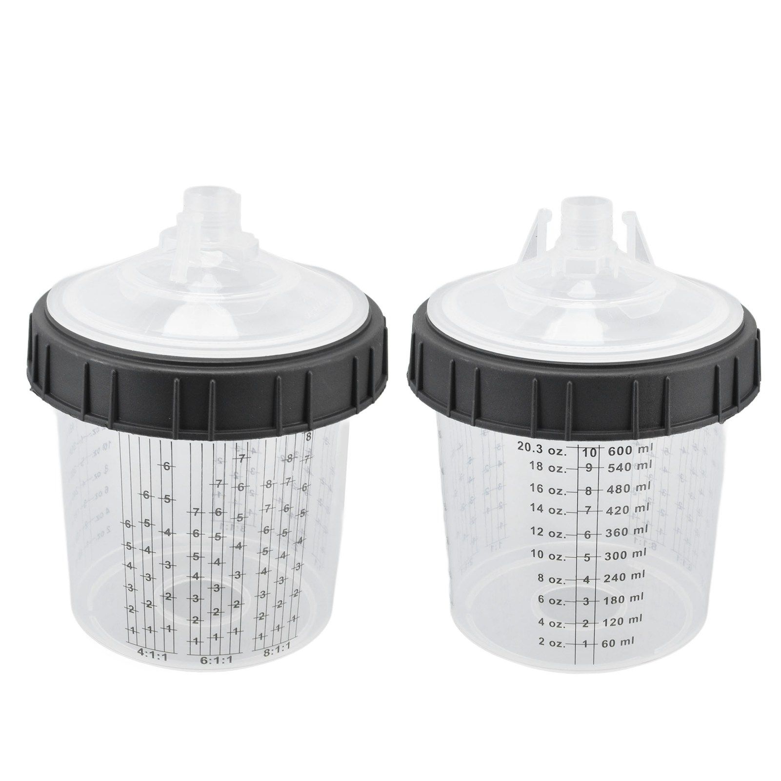 Disposable Paint Spray Cup Plastic Spray Paint Mixing Cup with Lids Painting view 10