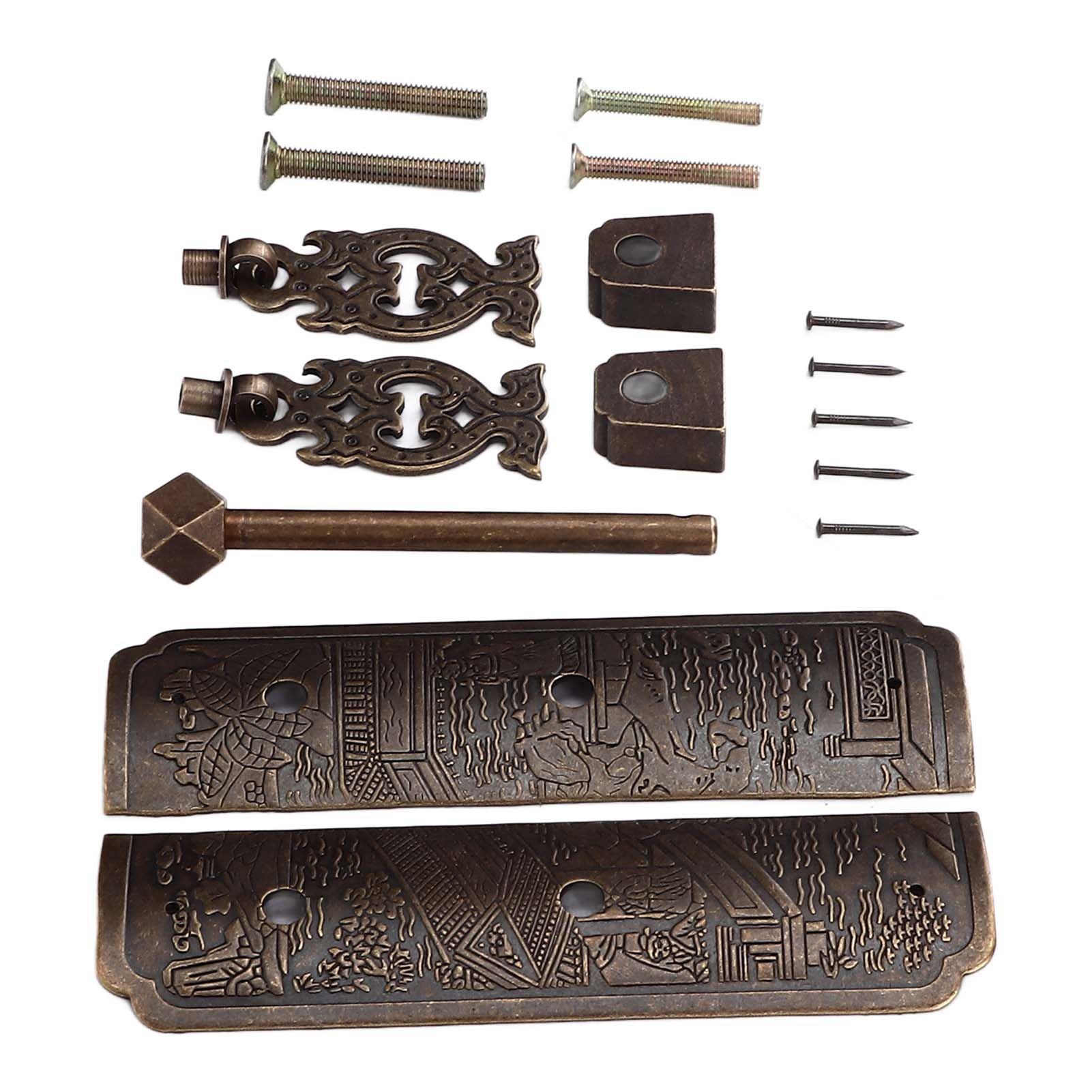 Antique Drawer Pendant Pulls Beautifully Engraved High Hardness Brass Book view 3