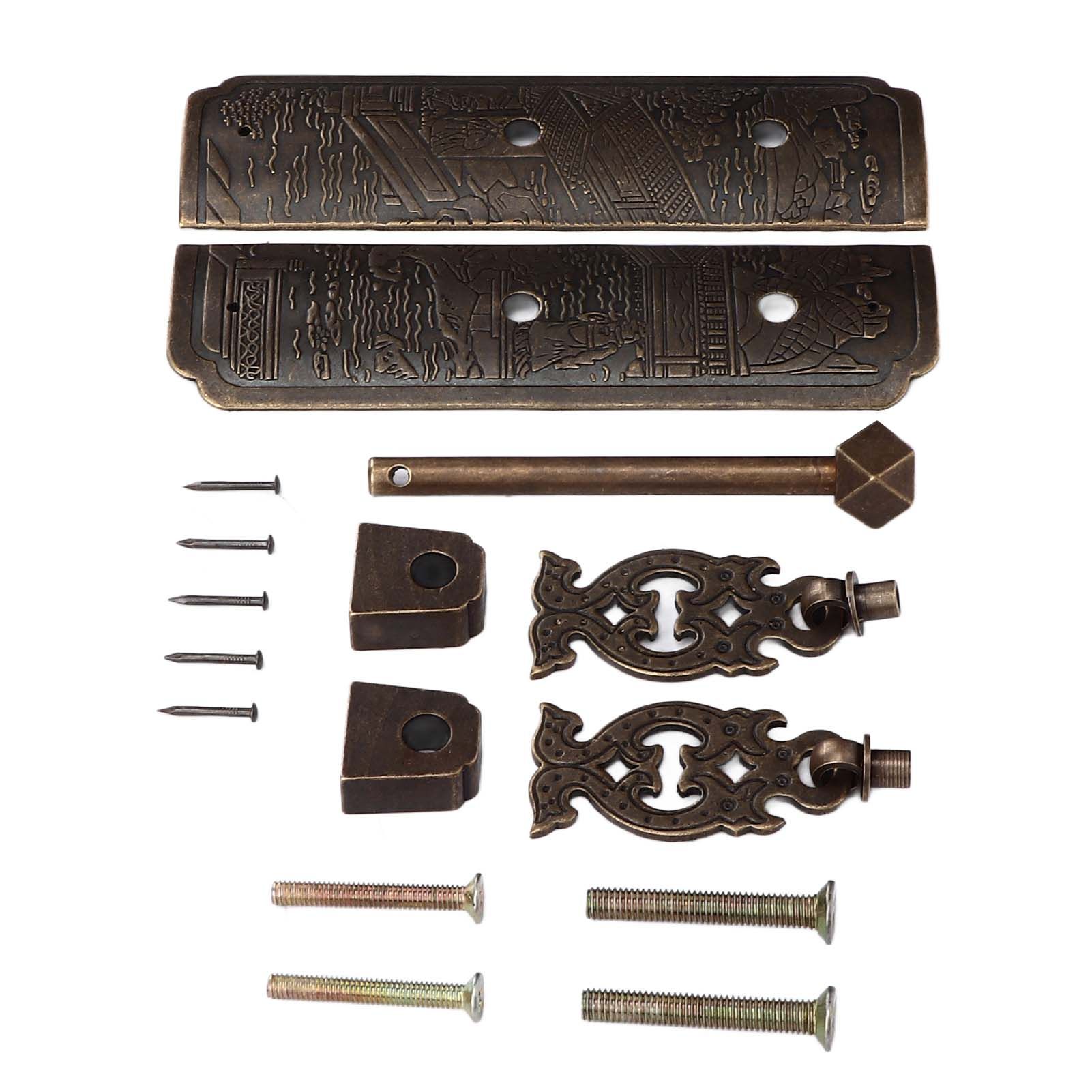 Antique Drawer Pendant Pulls Beautifully Engraved High Hardness Brass Book view 4