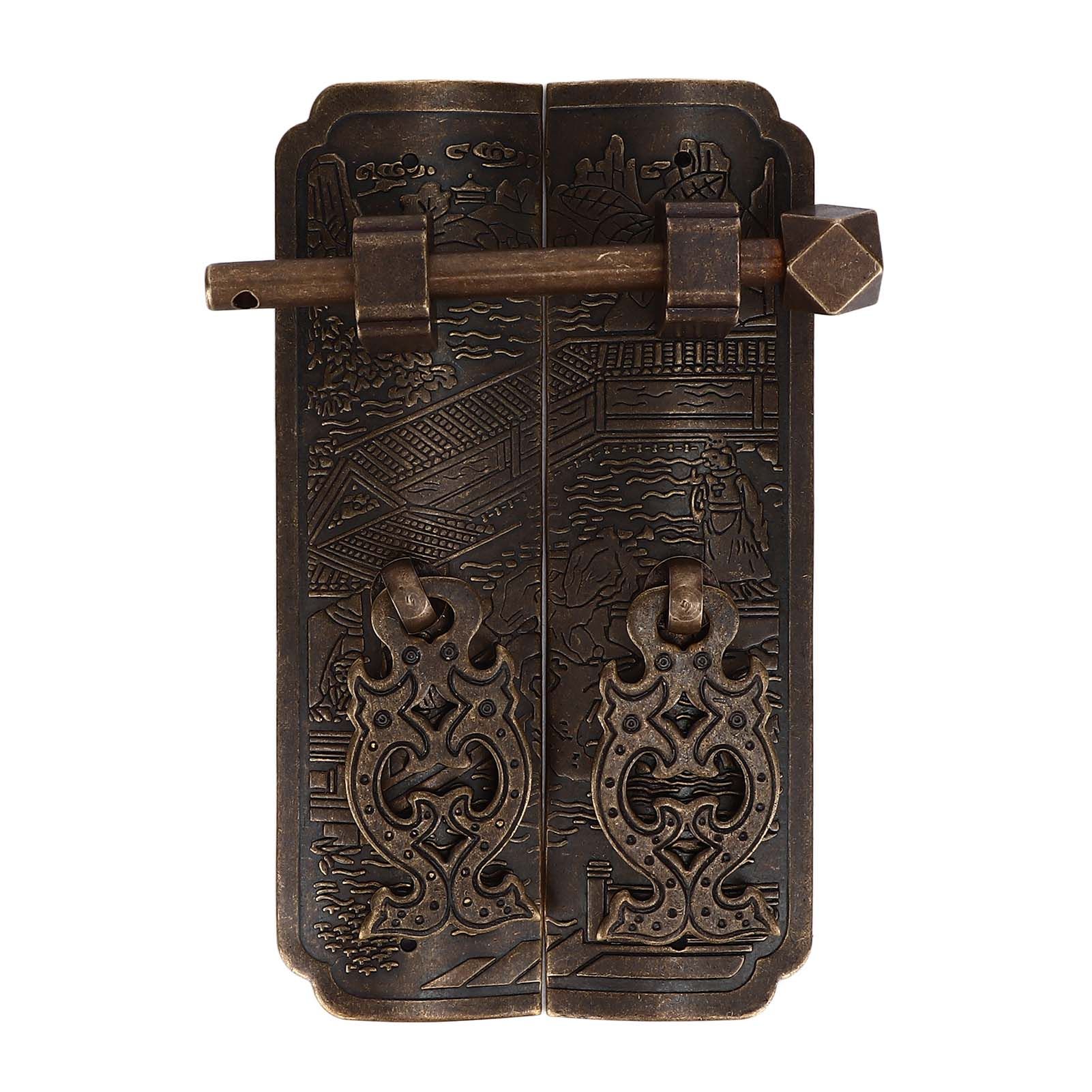 Antique Drawer Pendant Pulls Beautifully Engraved High Hardness Brass Book view 5